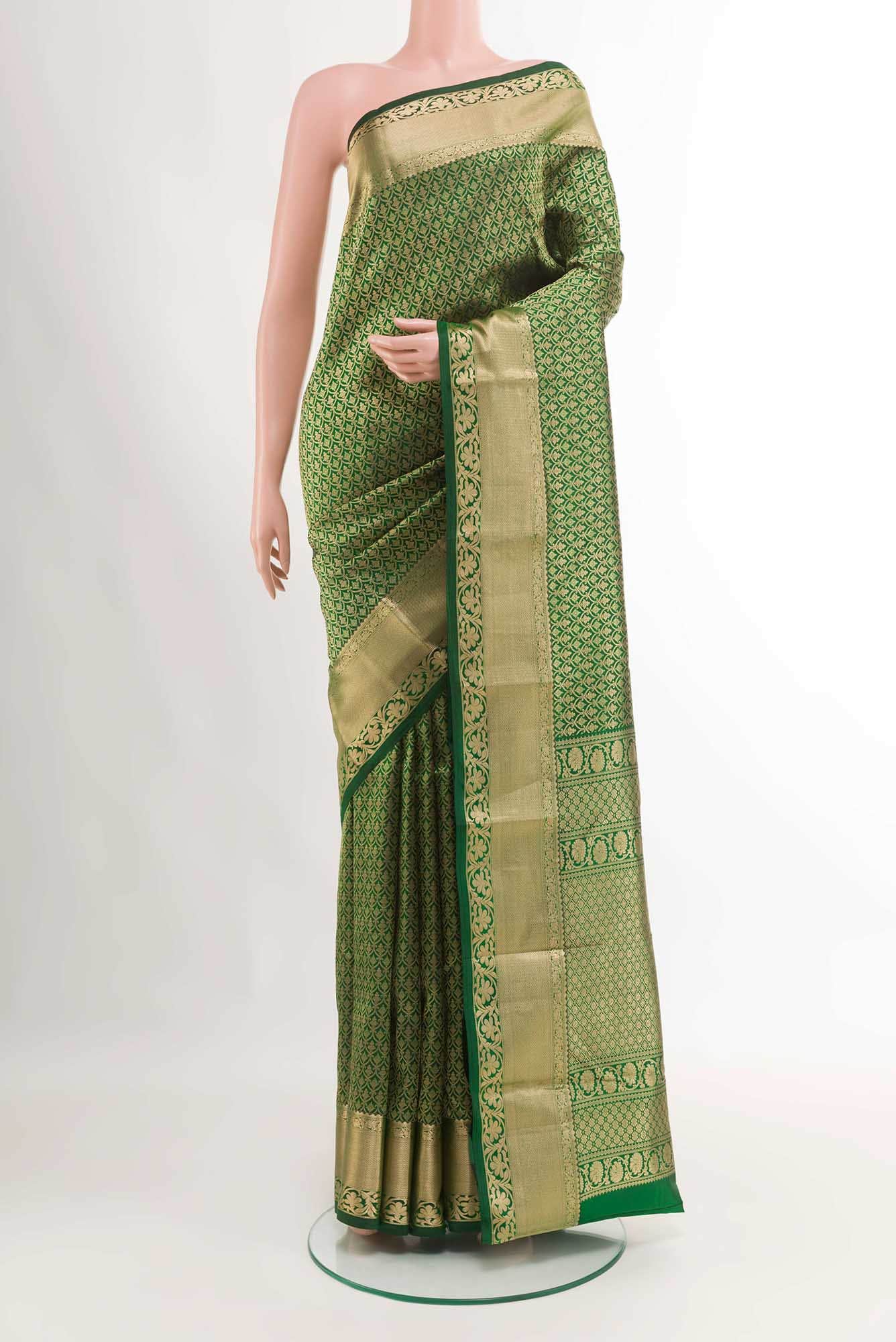 Green Kanchipuram Silk Saree
