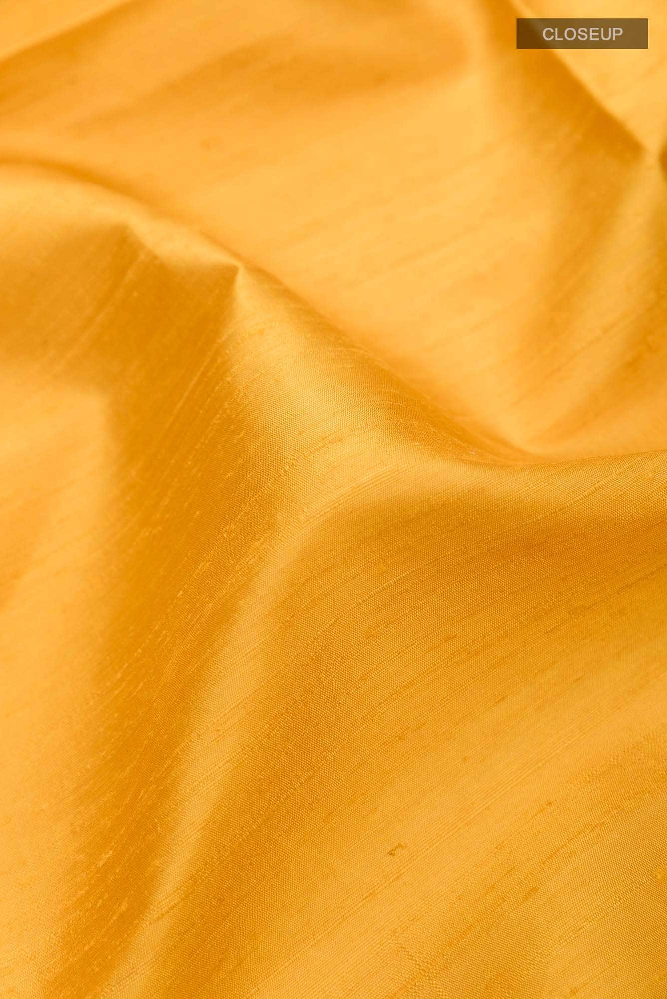 Mustard Raw Silk Saree