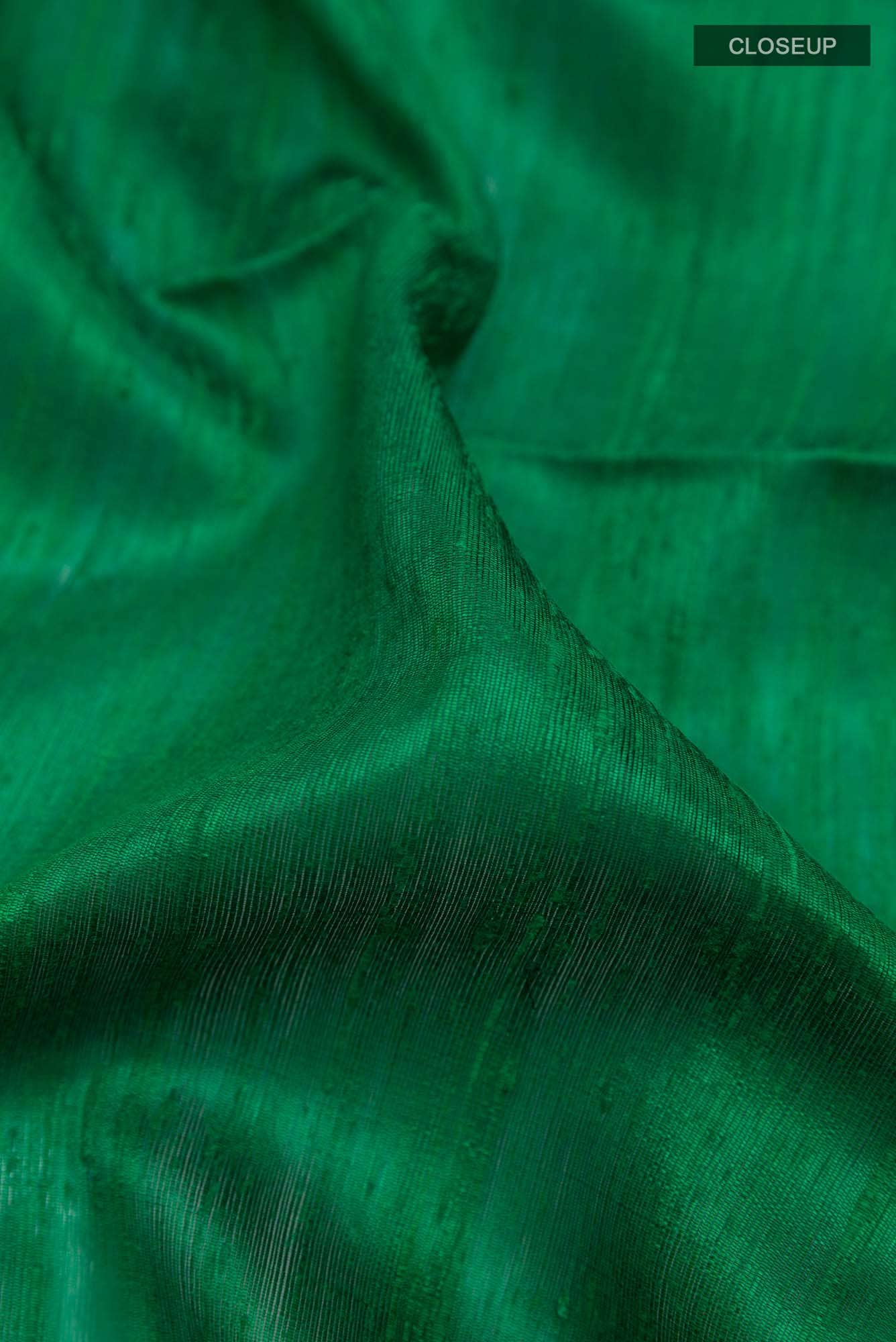 Green Raw Silk Saree