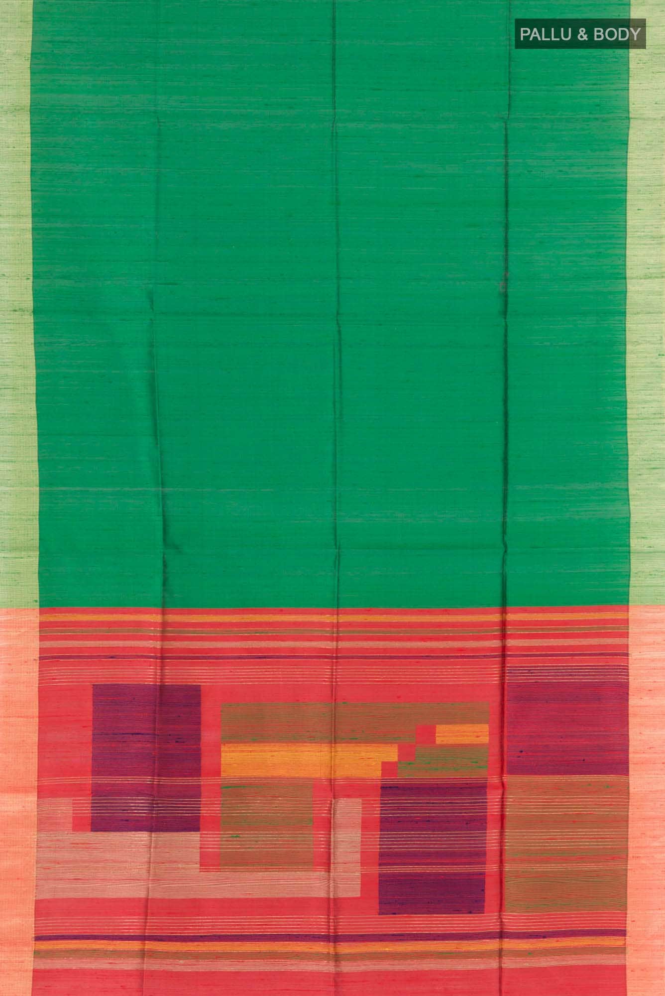 Green Raw Silk Saree