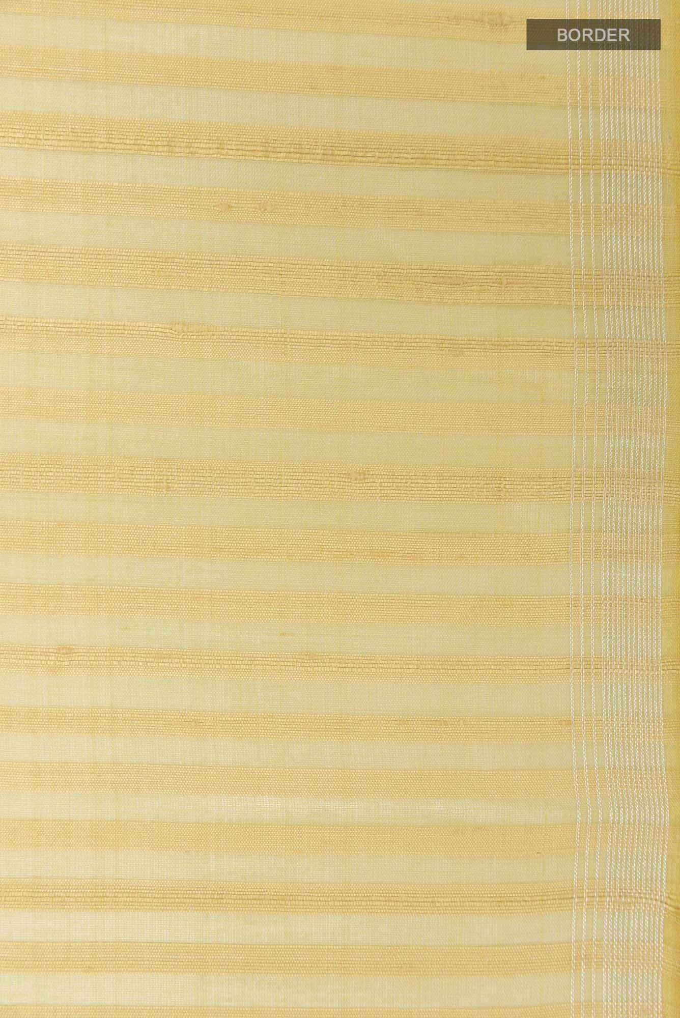 Beige Raw Silk Saree