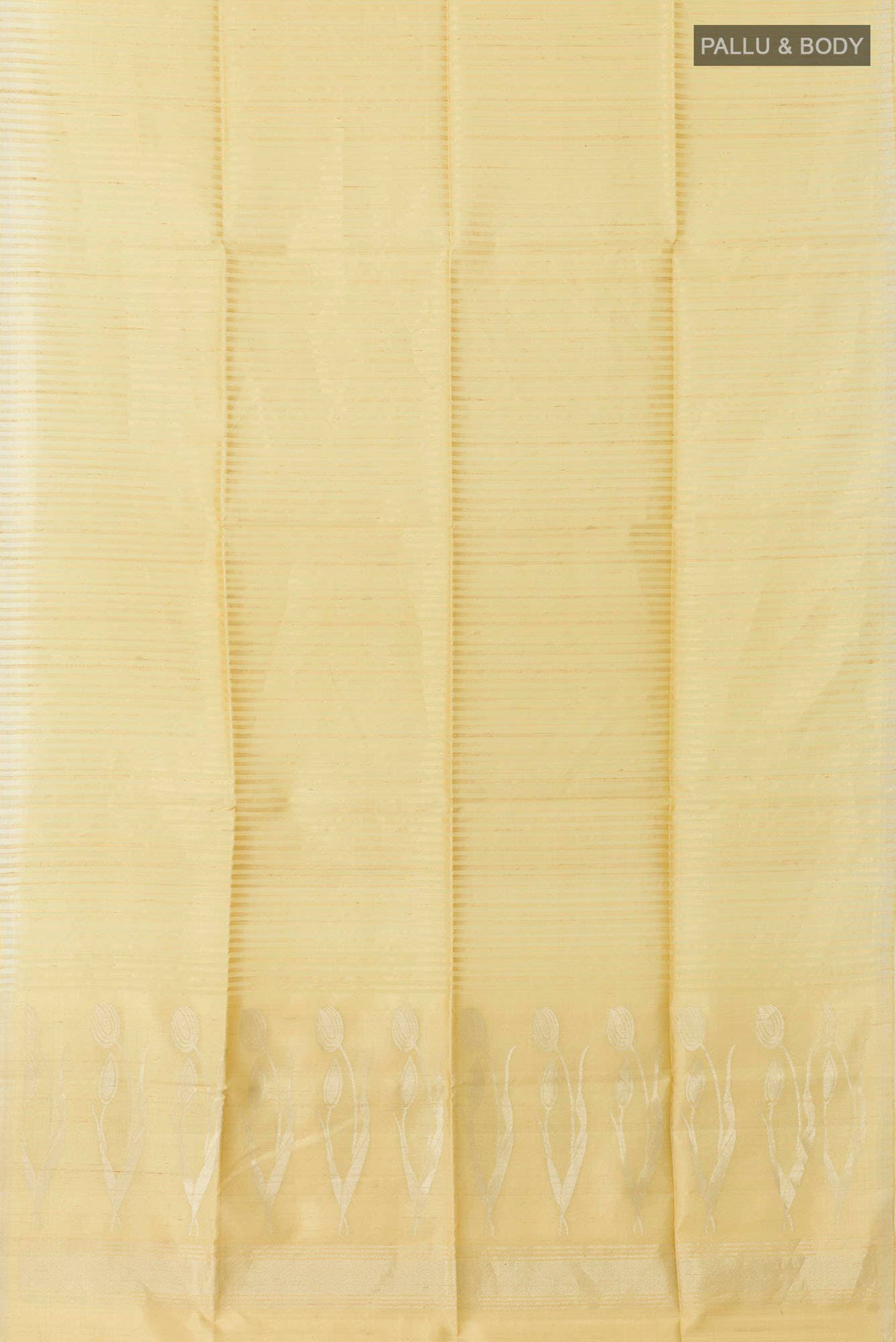 Beige Raw Silk Saree