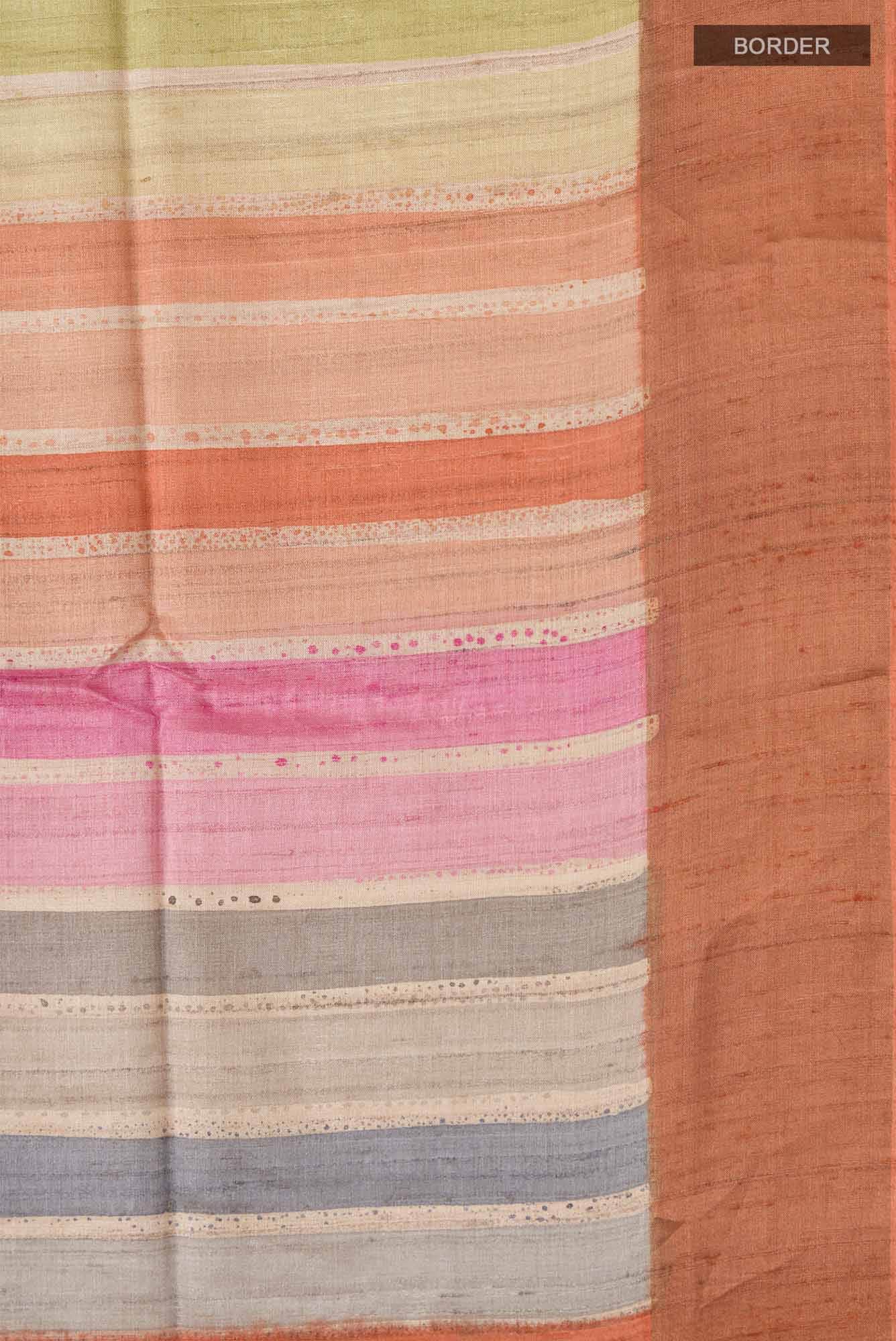 Multi Bhagalpuri Tussar Silk Saree