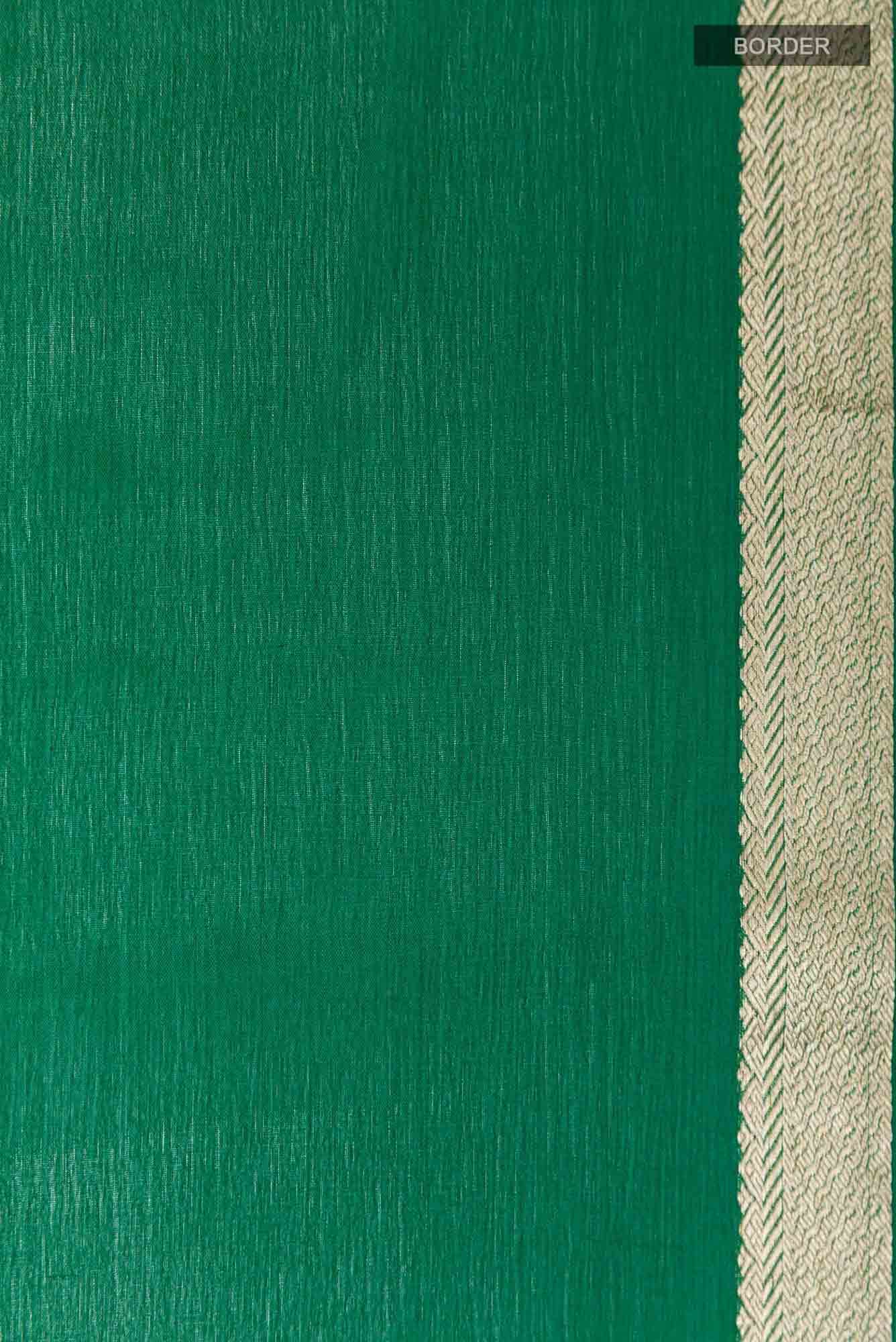 Green Chiffon Saree