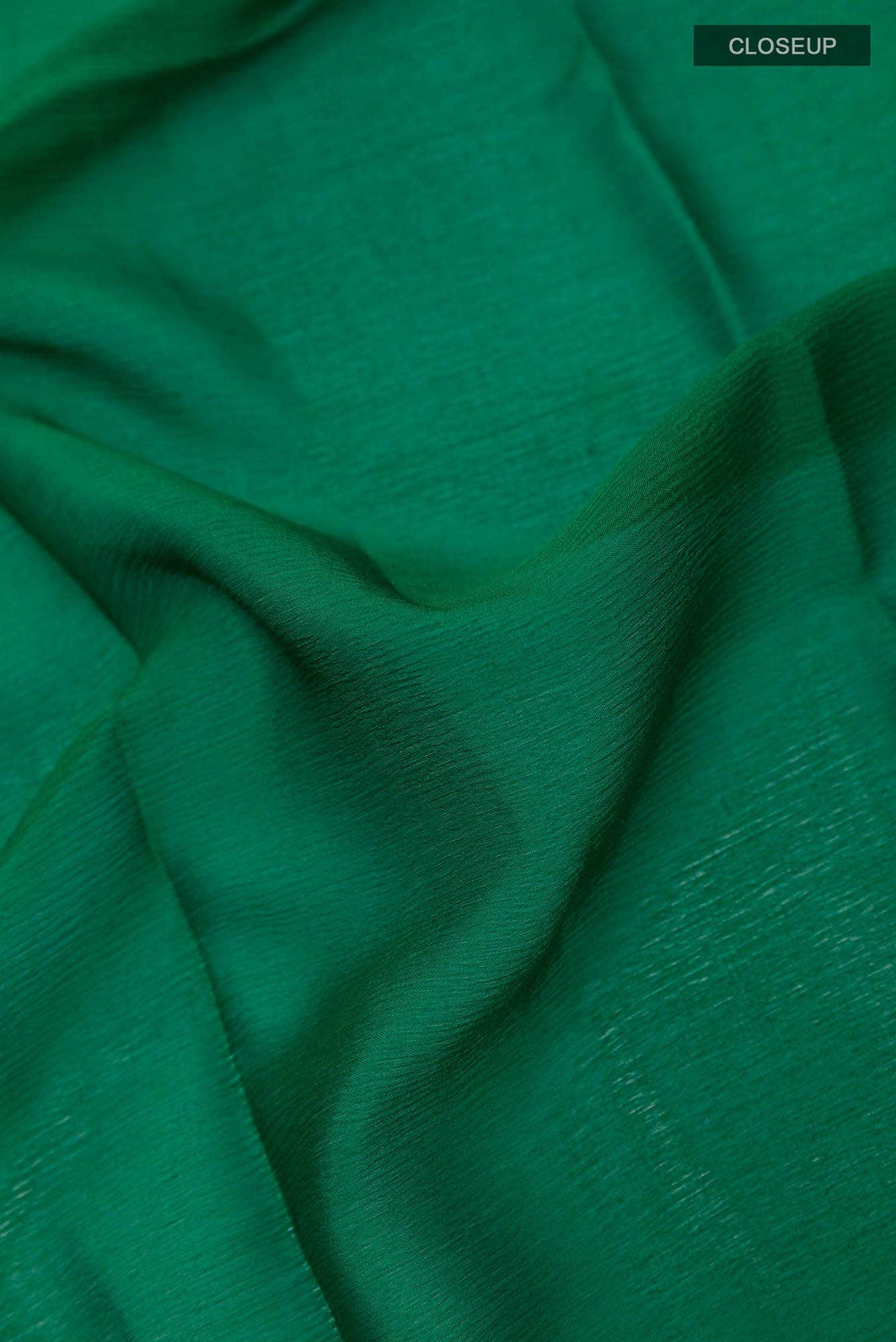 Green Chiffon Saree