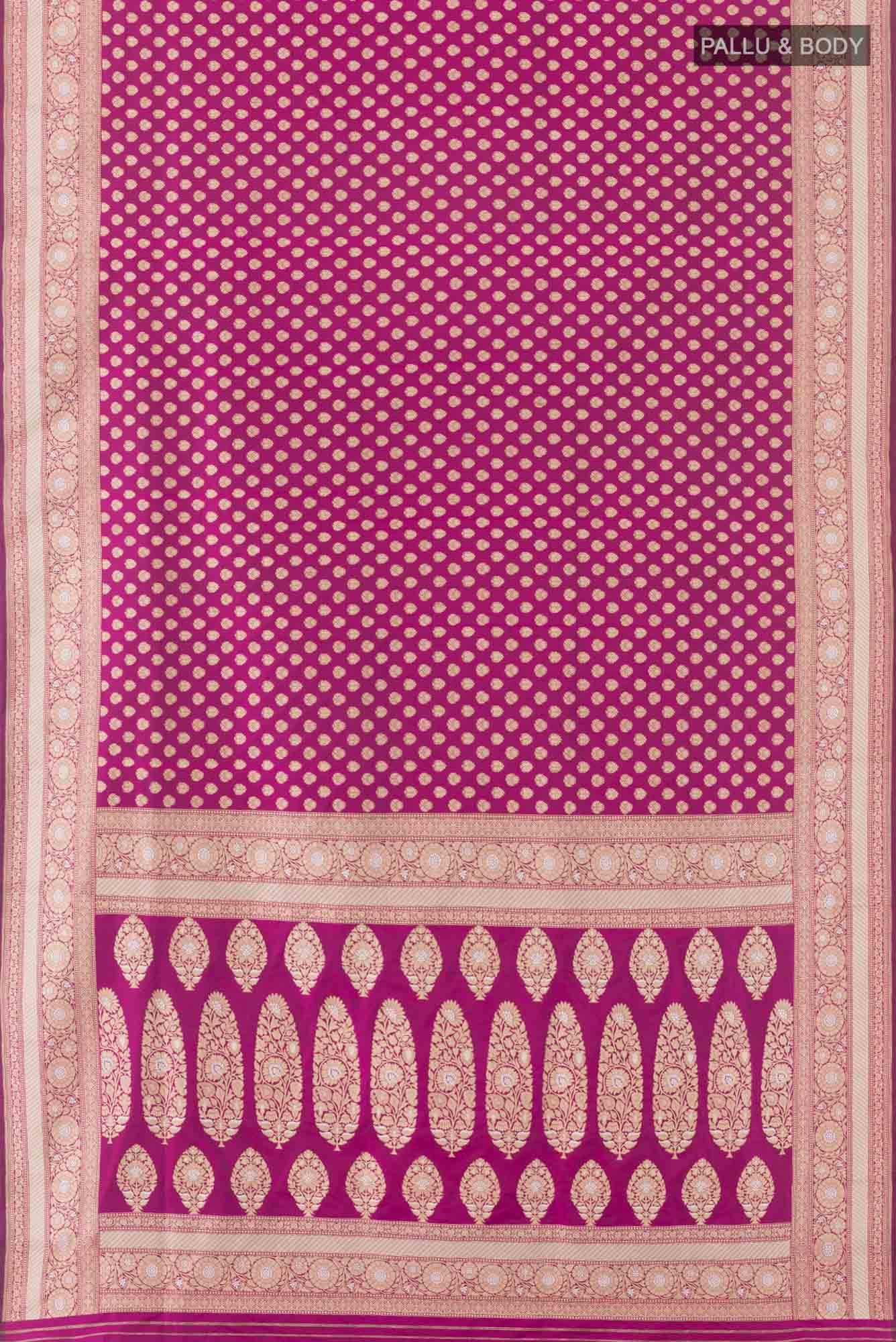 Purple Banarasi Saree