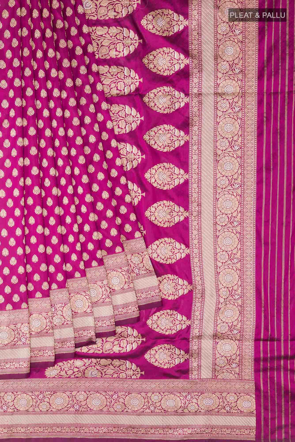 Purple Banarasi Saree