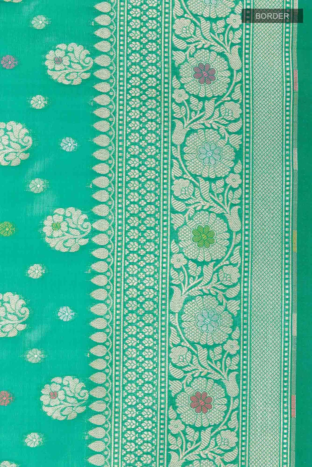 Green Blended Banarasi Silk Saree