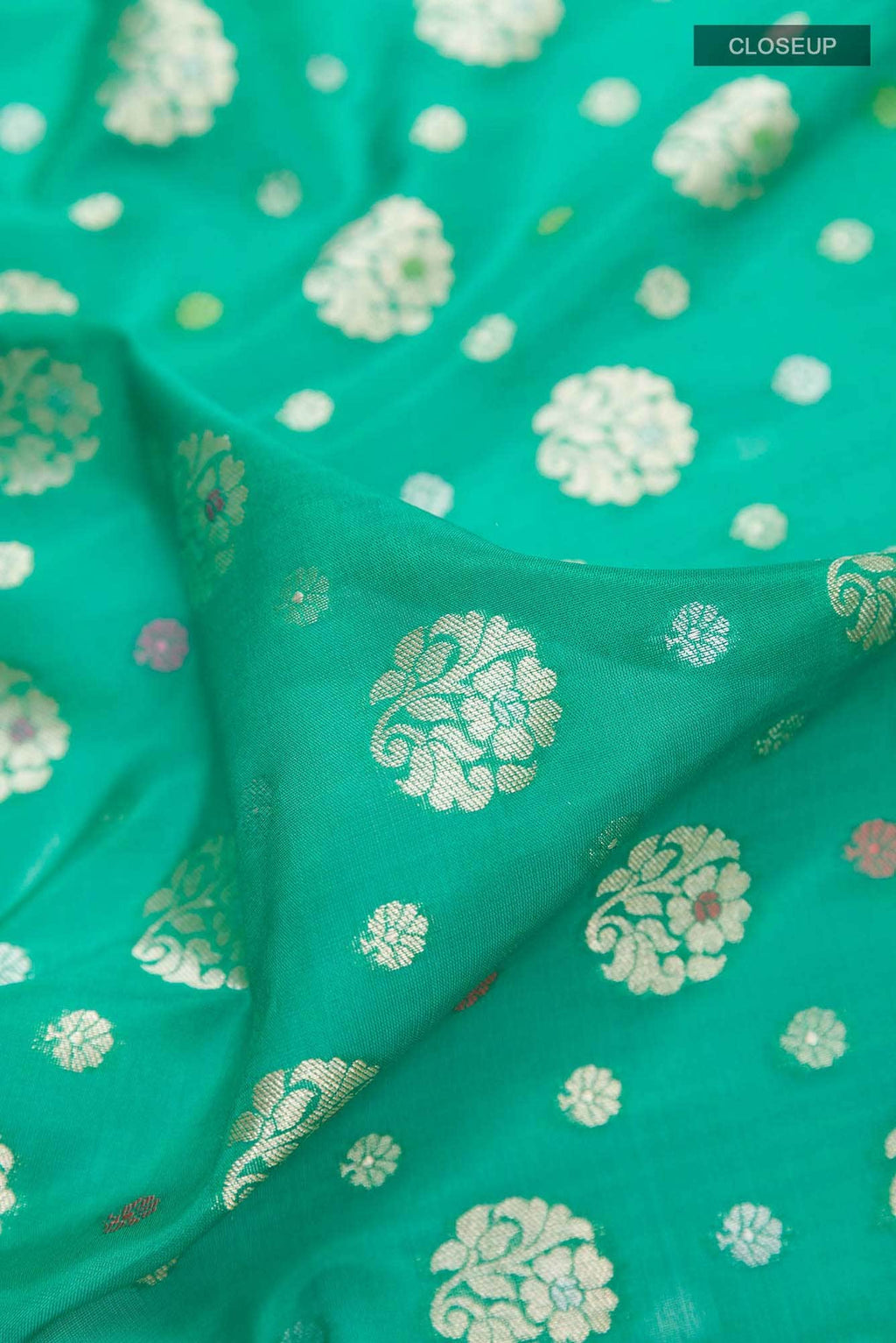 Green Blended Banarasi Silk Saree