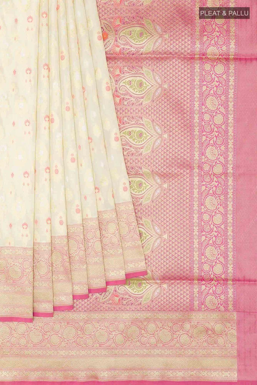 Green Blended Banarasi Silk Saree
