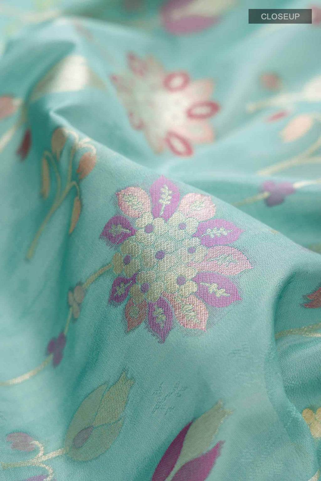 Green Banarasi Silk Saree