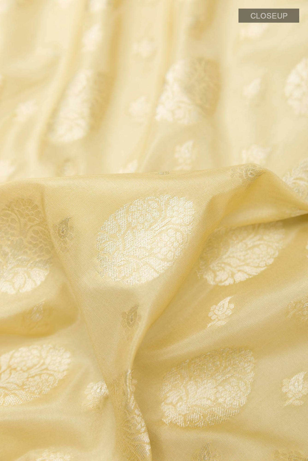 Beige Blended Banarasi Silk Saree