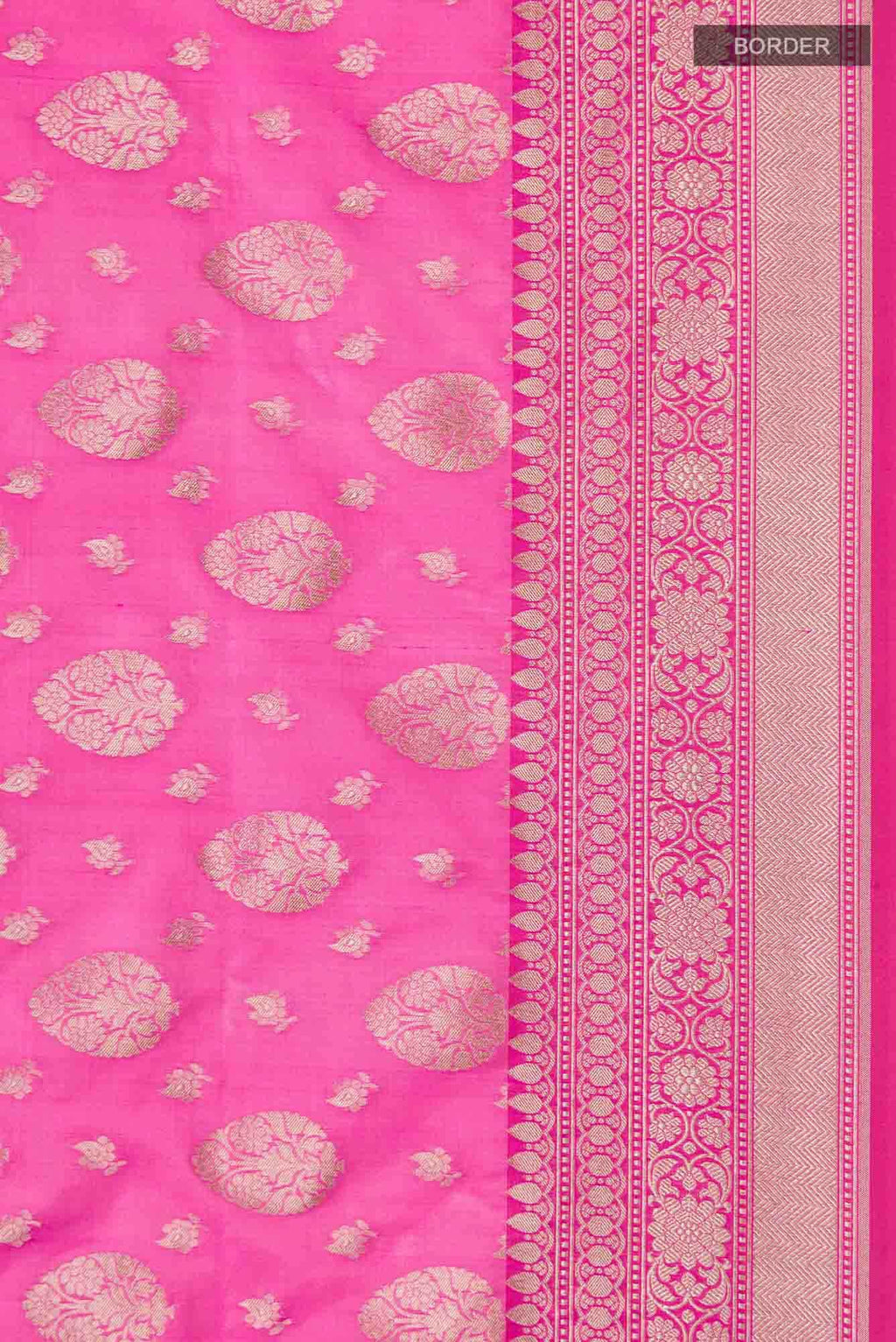 Pink Banarasi Silk Saree