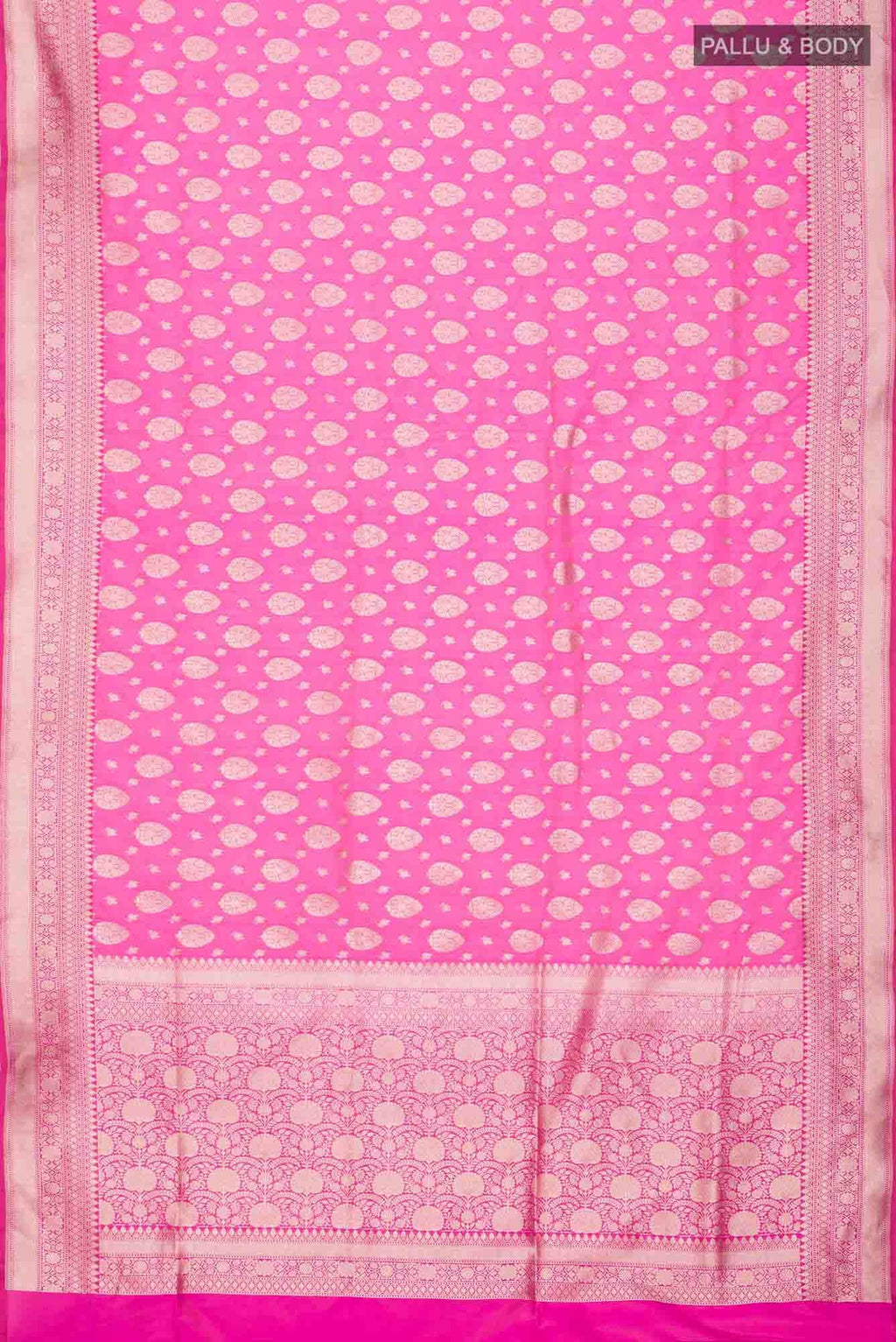 Pink Banarasi Silk Saree
