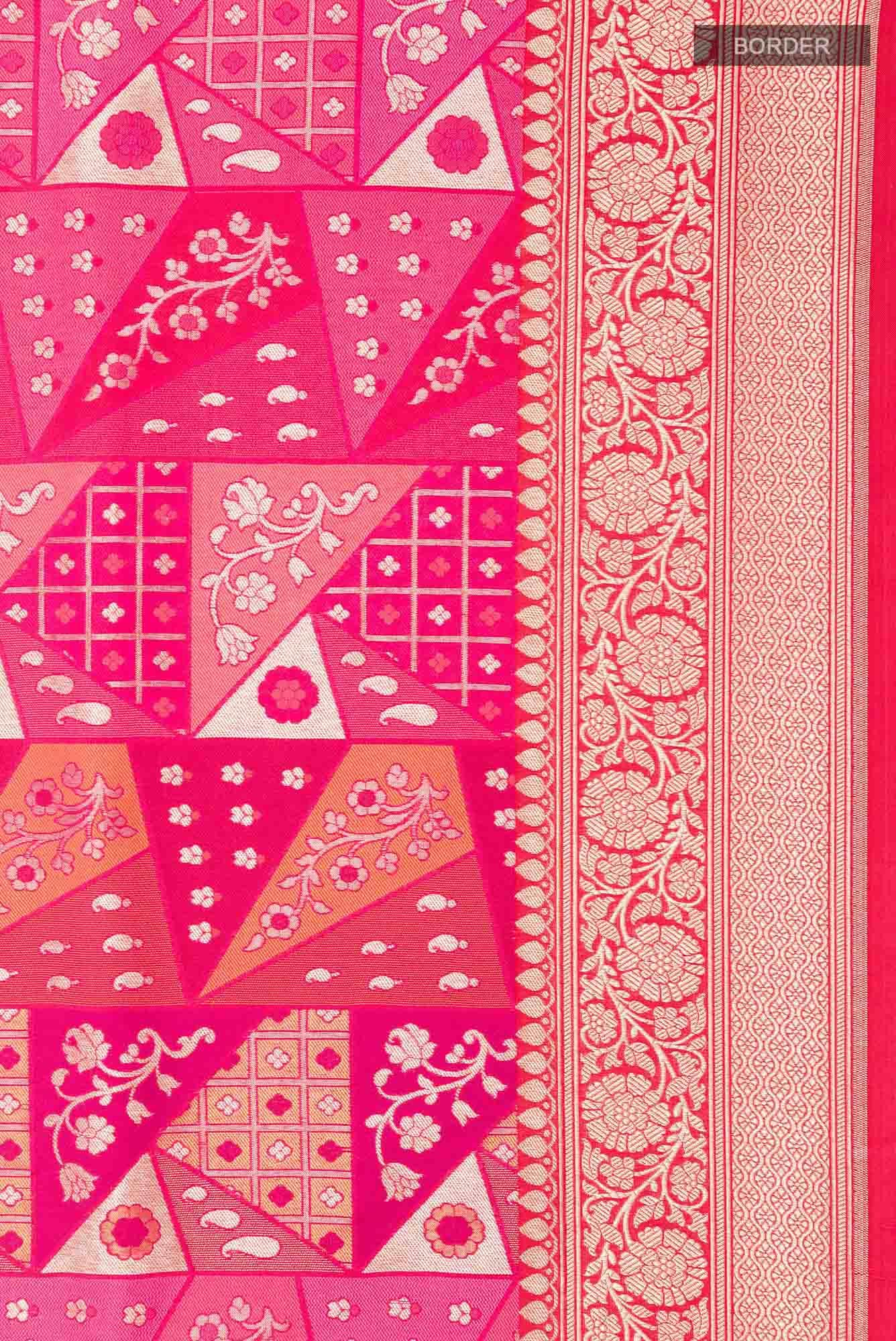 Multi Banarasi Silk Saree