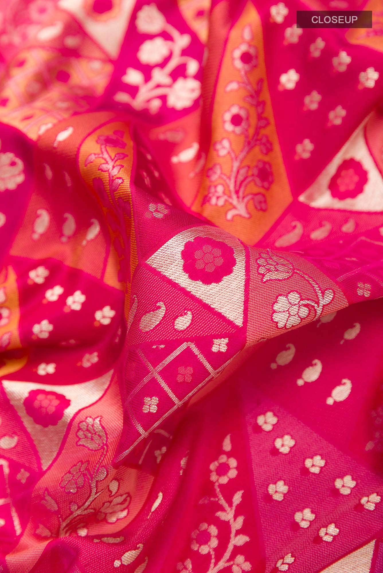 Multi Banarasi Silk Saree