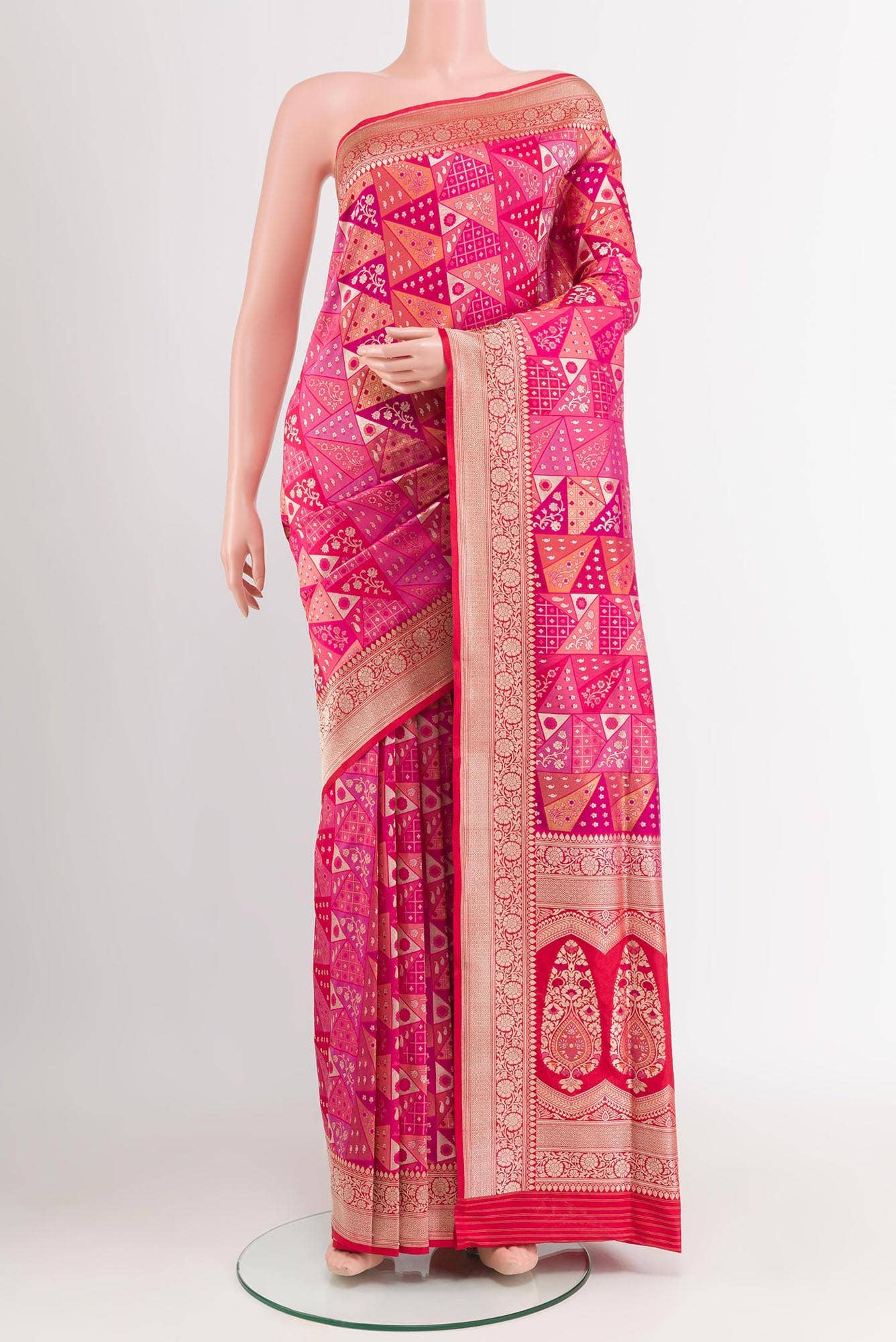 Multi Banarasi Silk Saree