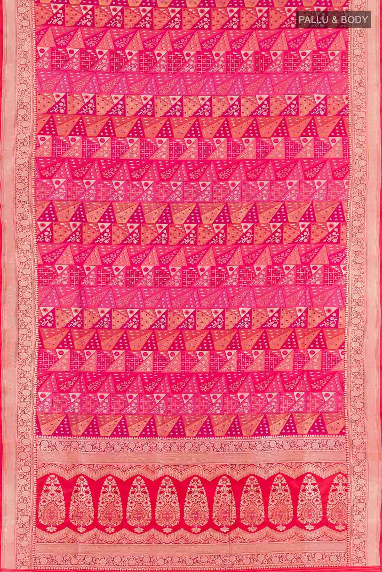 Multi Banarasi Silk Saree