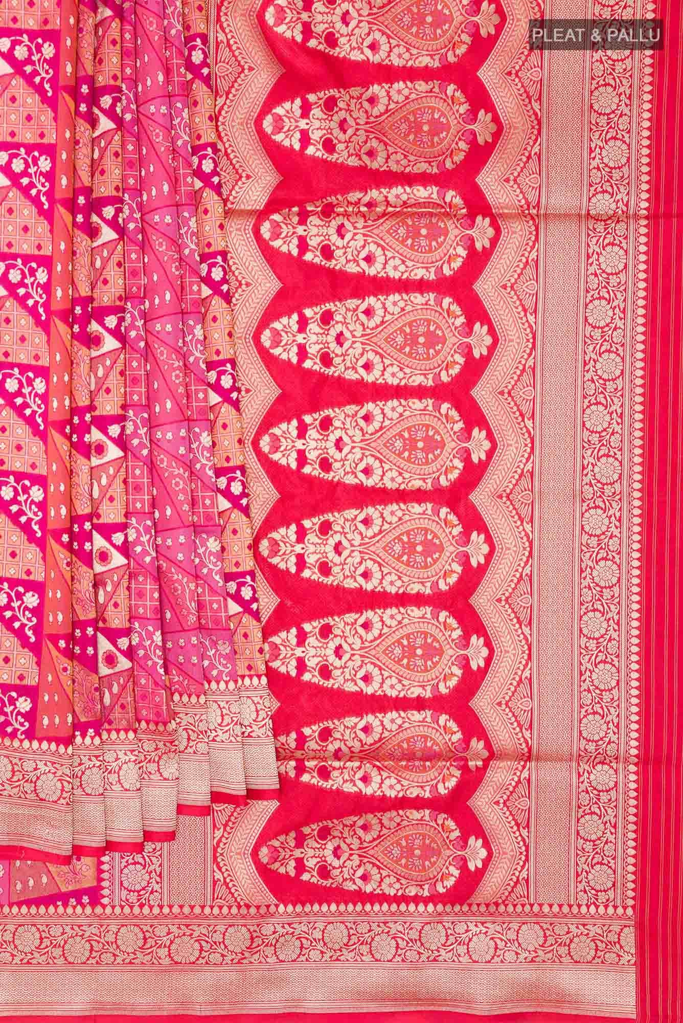 Multi Banarasi Silk Saree