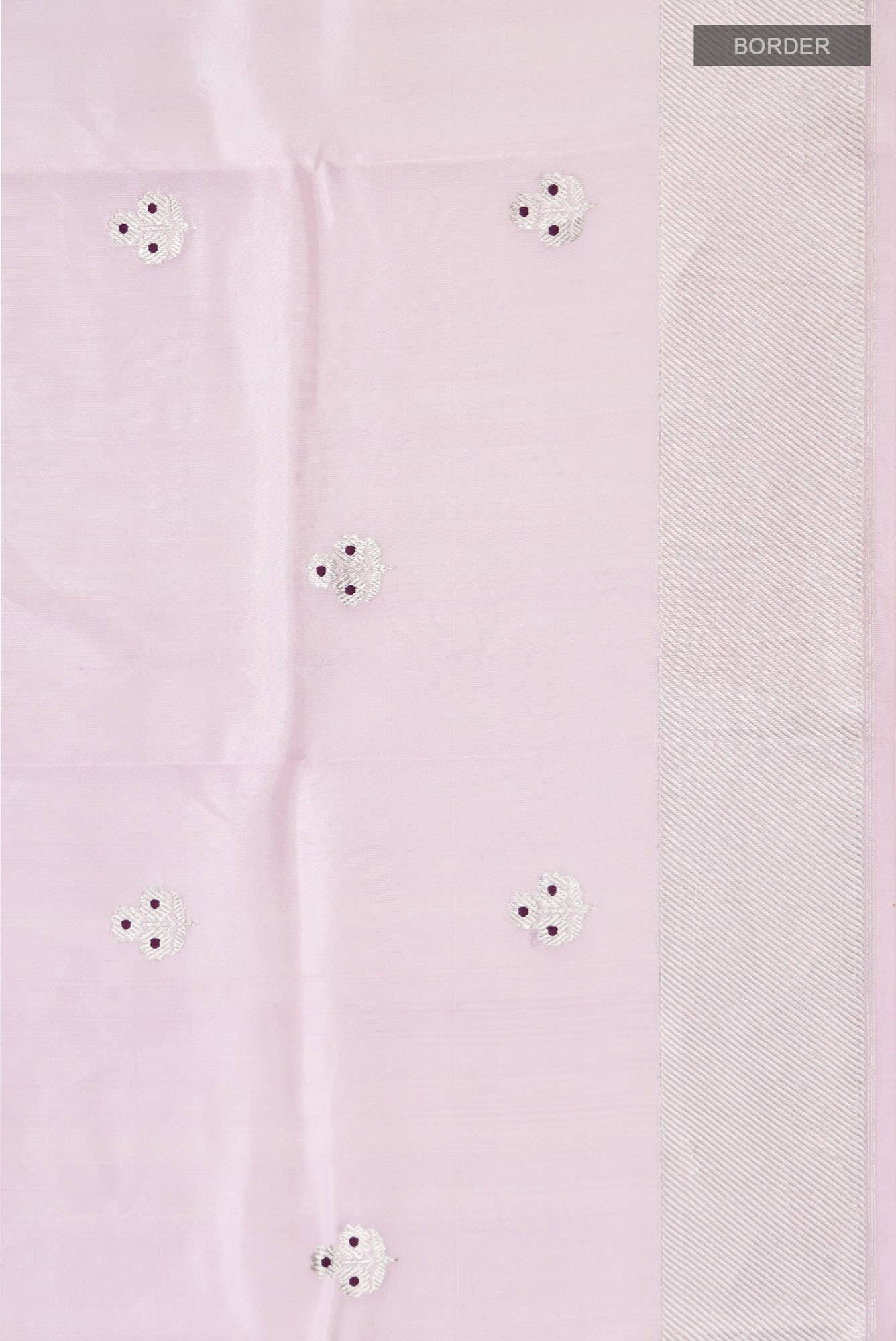 Lavender Chanderi Silk Saree