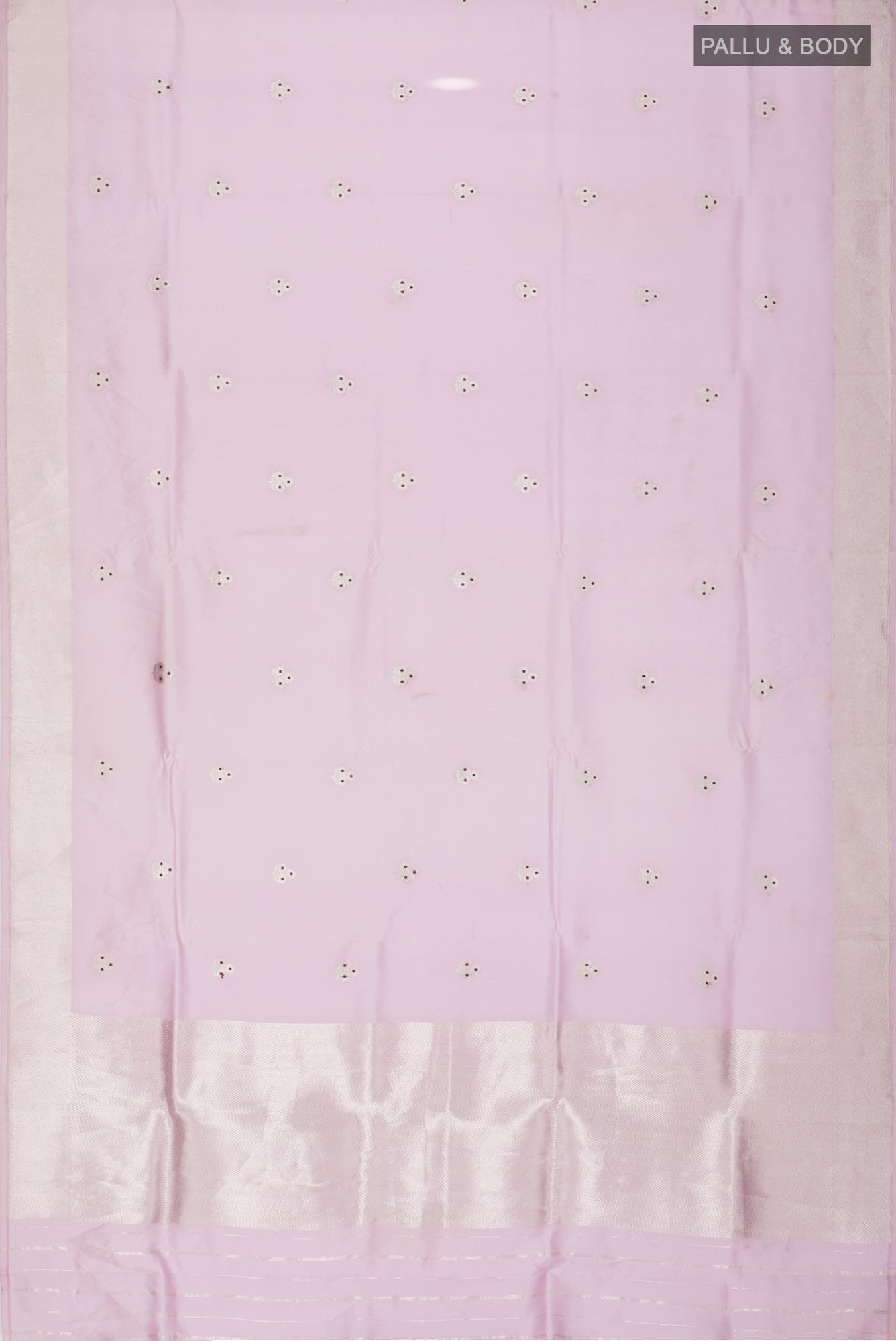 Lavender Chanderi Silk Saree