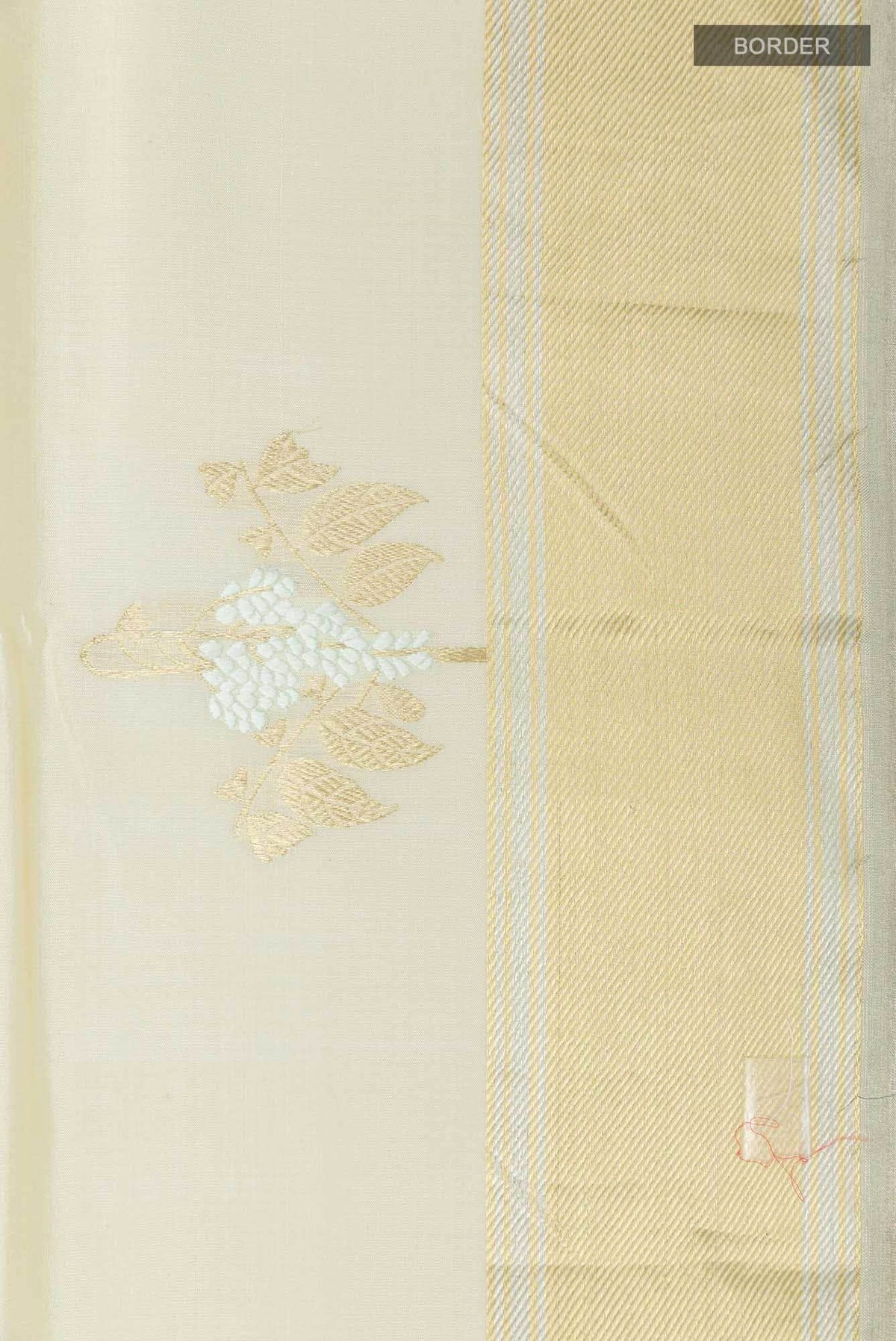 Off White Banarasi Silk Saree