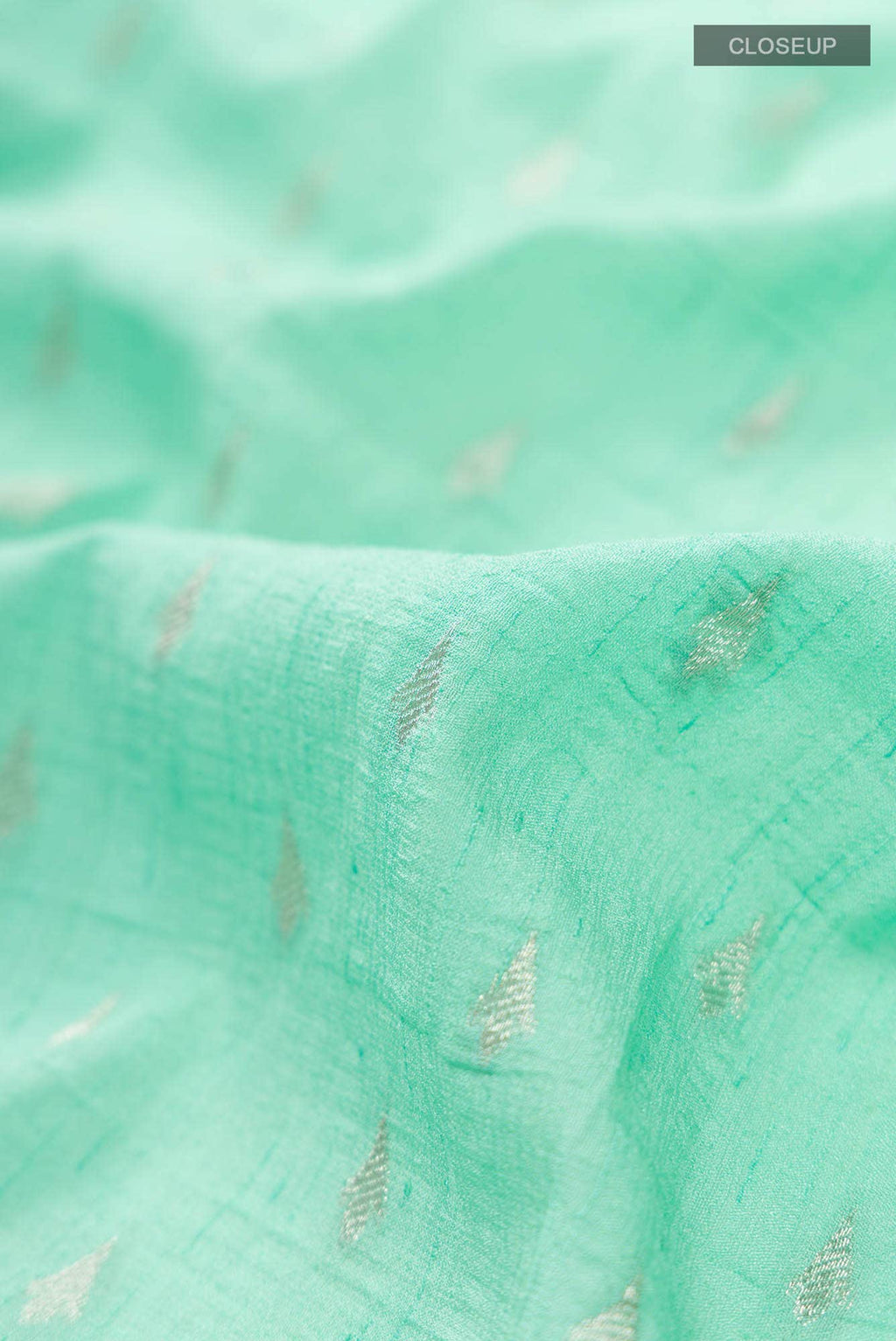 Green Blended Tussar Silk Saree