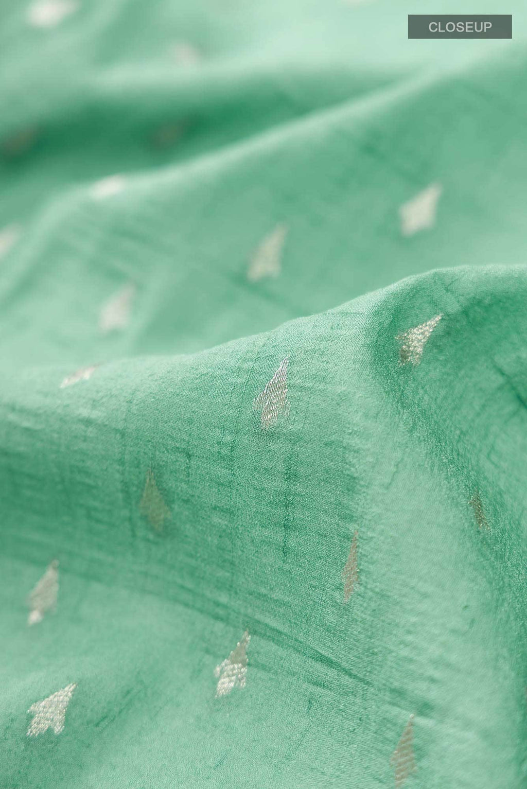 Green Blended Tussar Silk Saree