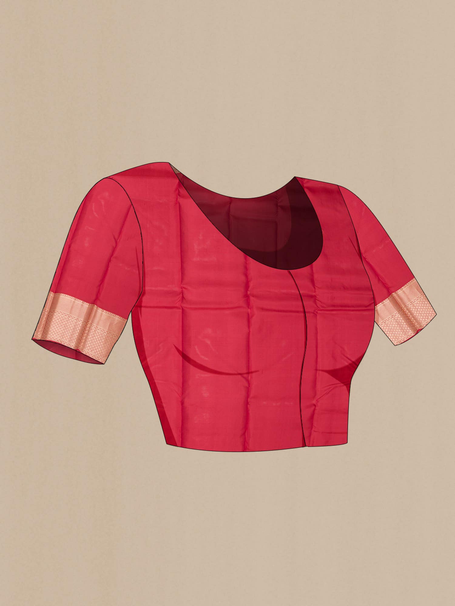 Red Kanchipuram Silk Saree