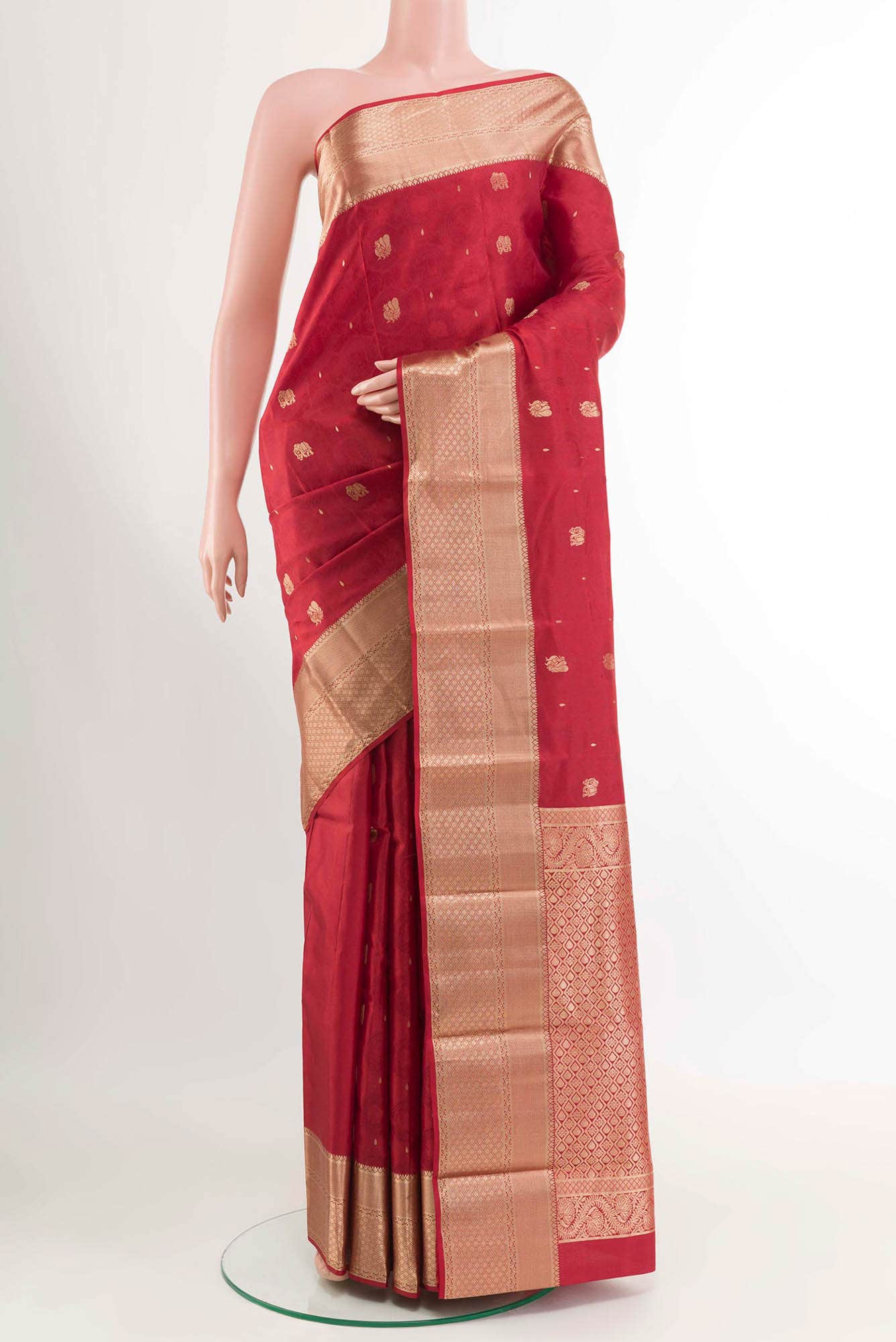 Red Kanchipuram Silk Saree