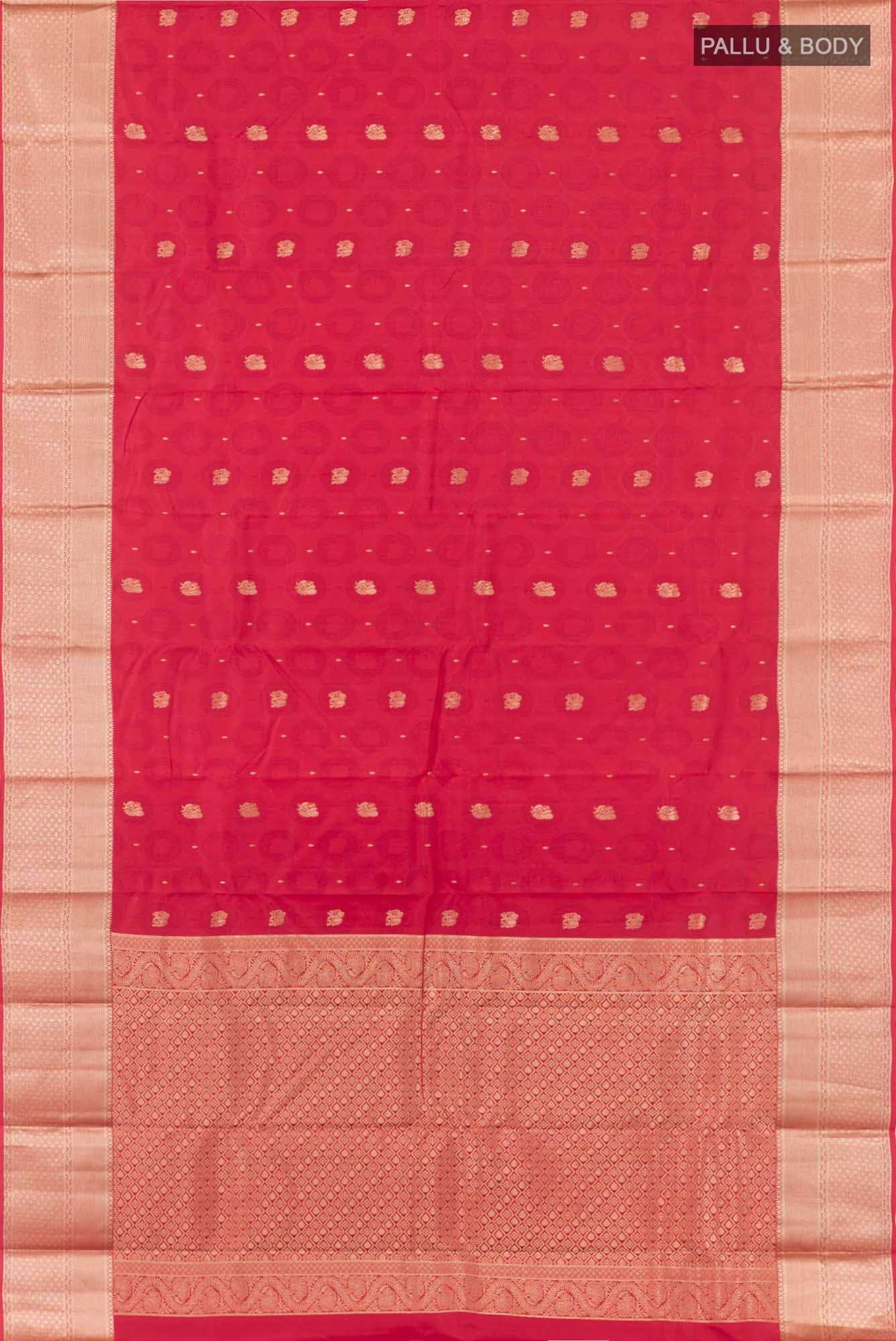 Red Kanchipuram Silk Saree