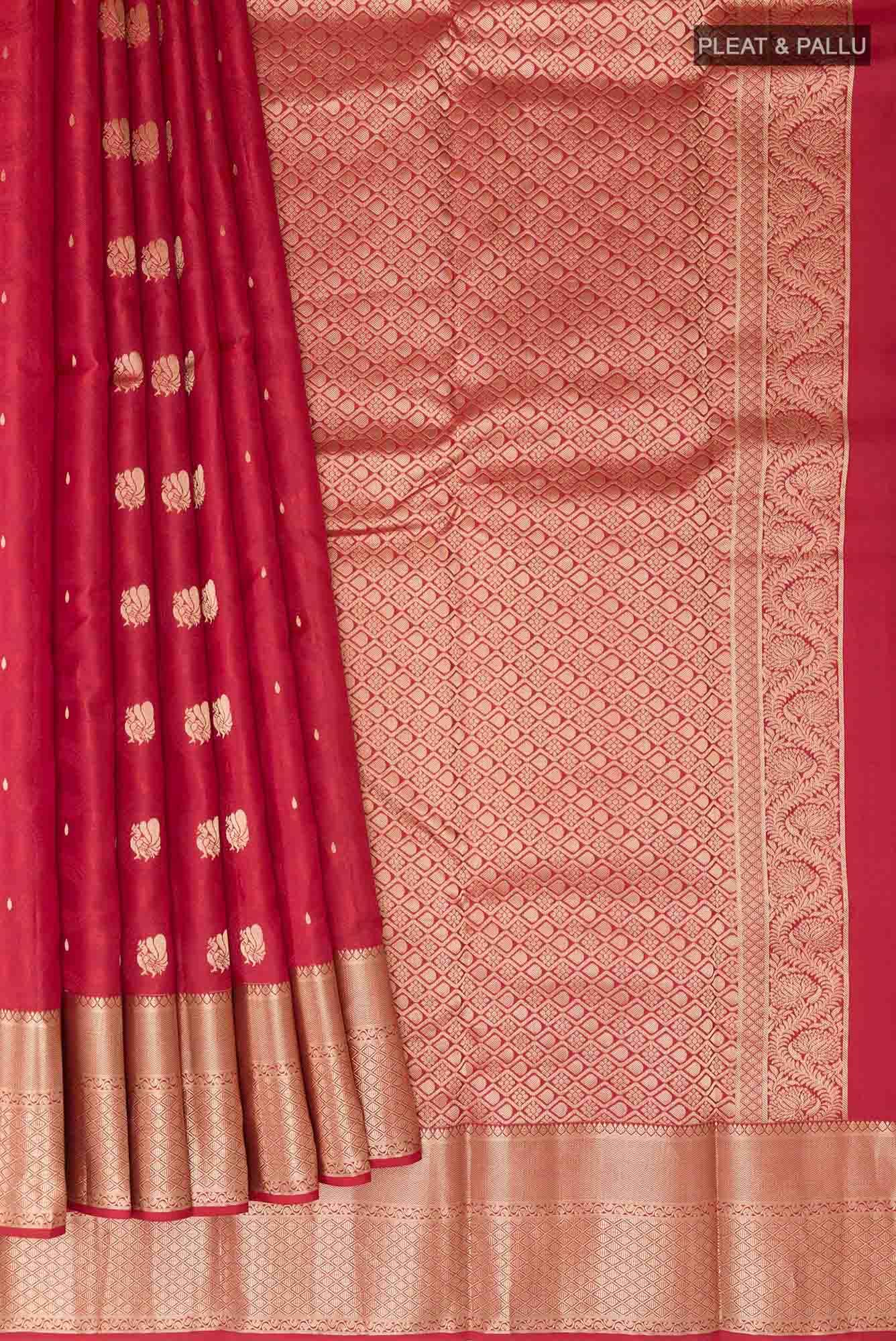 Red Kanchipuram Silk Saree