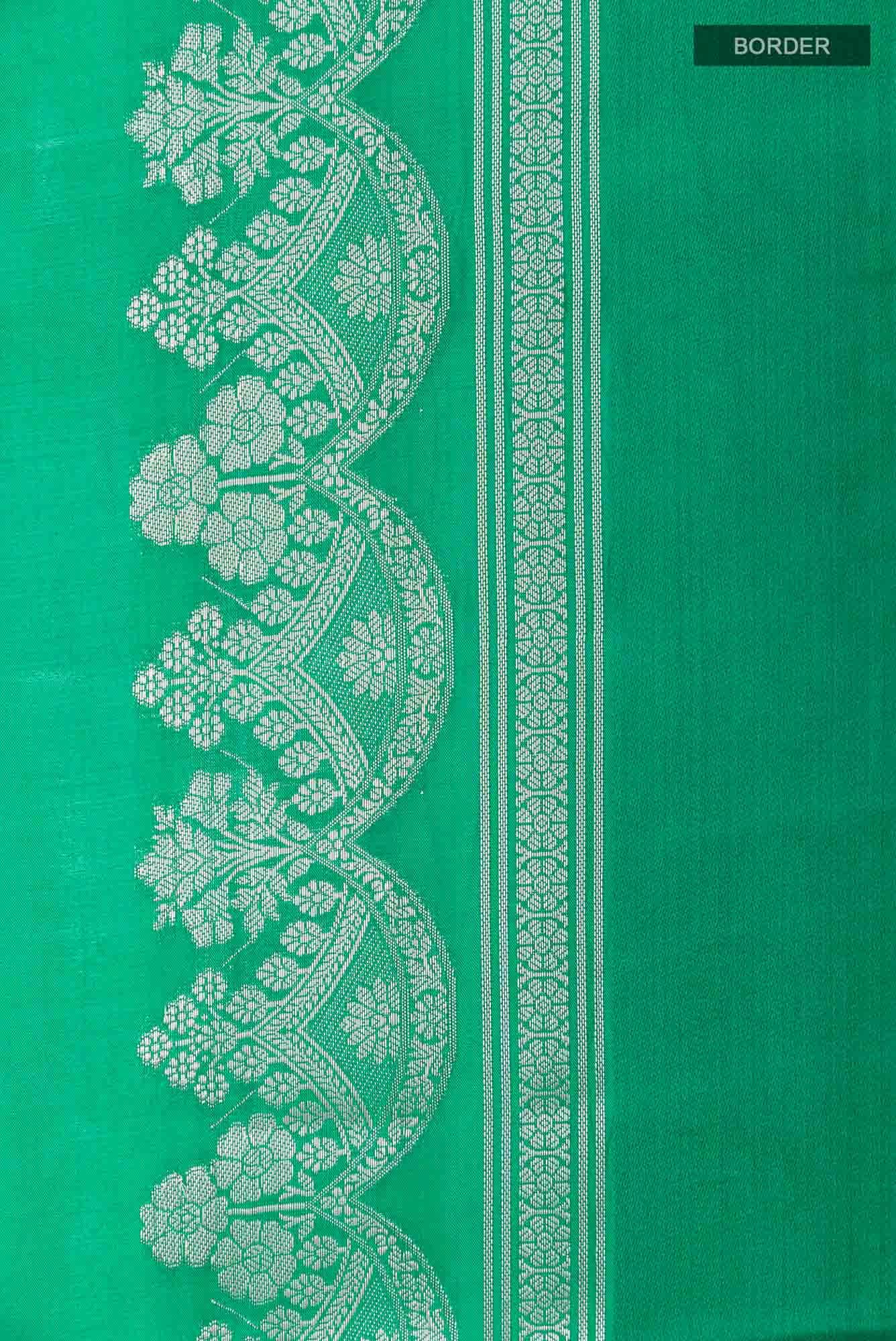 Green Tussar Saree