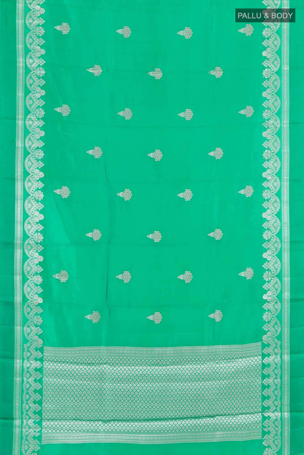 Green Tussar Saree