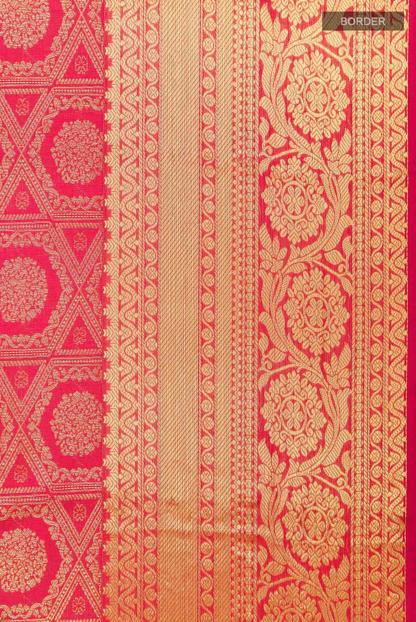Maroon Kanchipuram Silk Saree