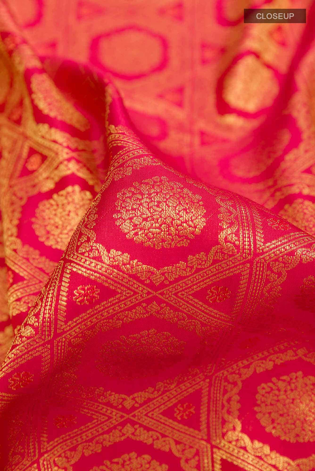 Maroon Kanchipuram Silk Saree