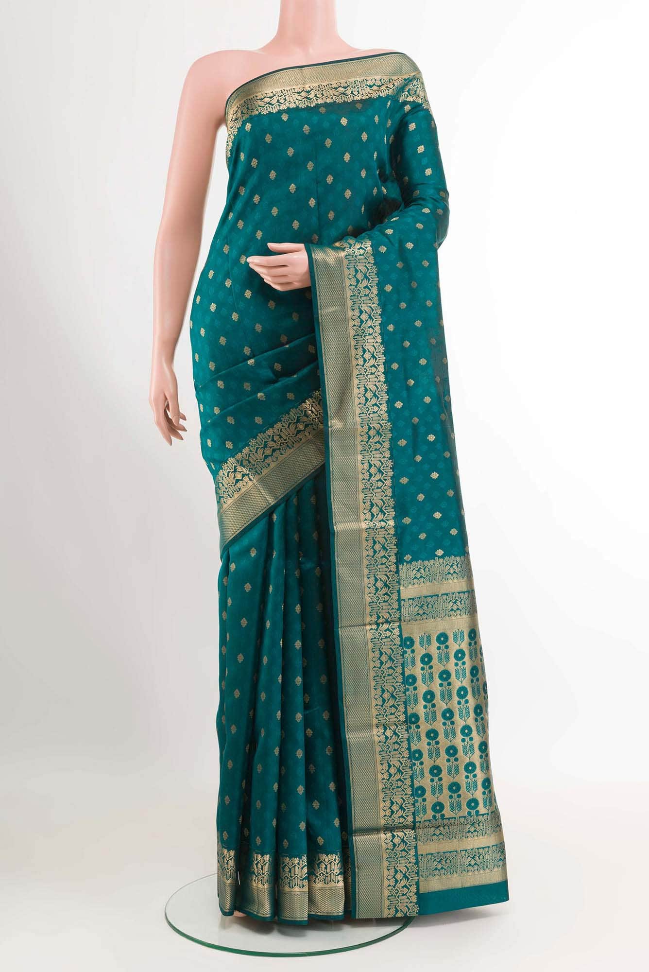 Green Kanchipuram Silk Saree