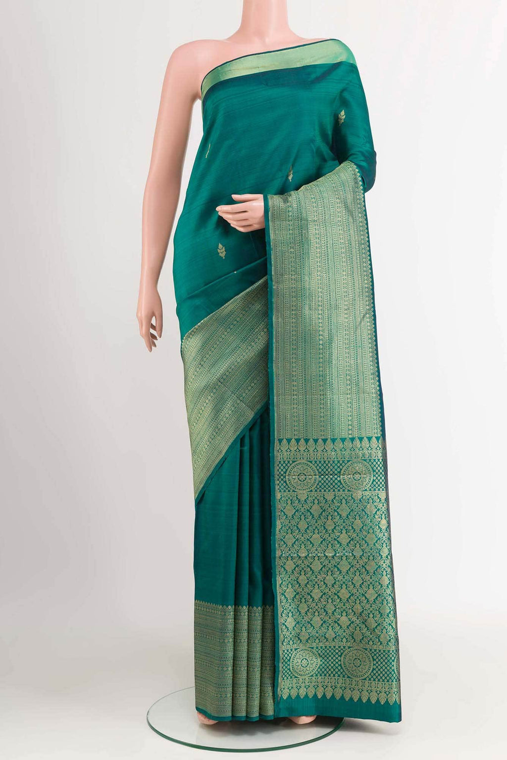 Green Kanchipuram Silk Saree