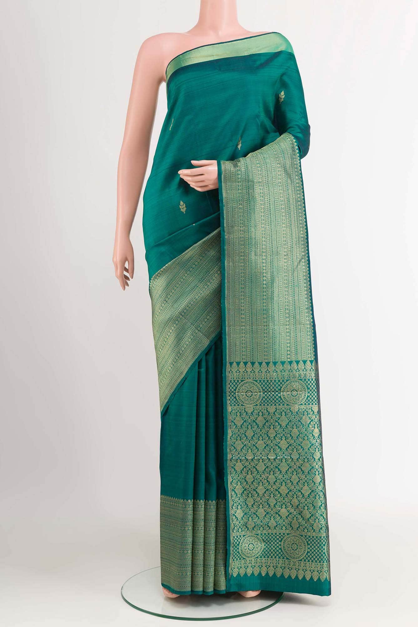 Green Kanchipuram Silk Saree