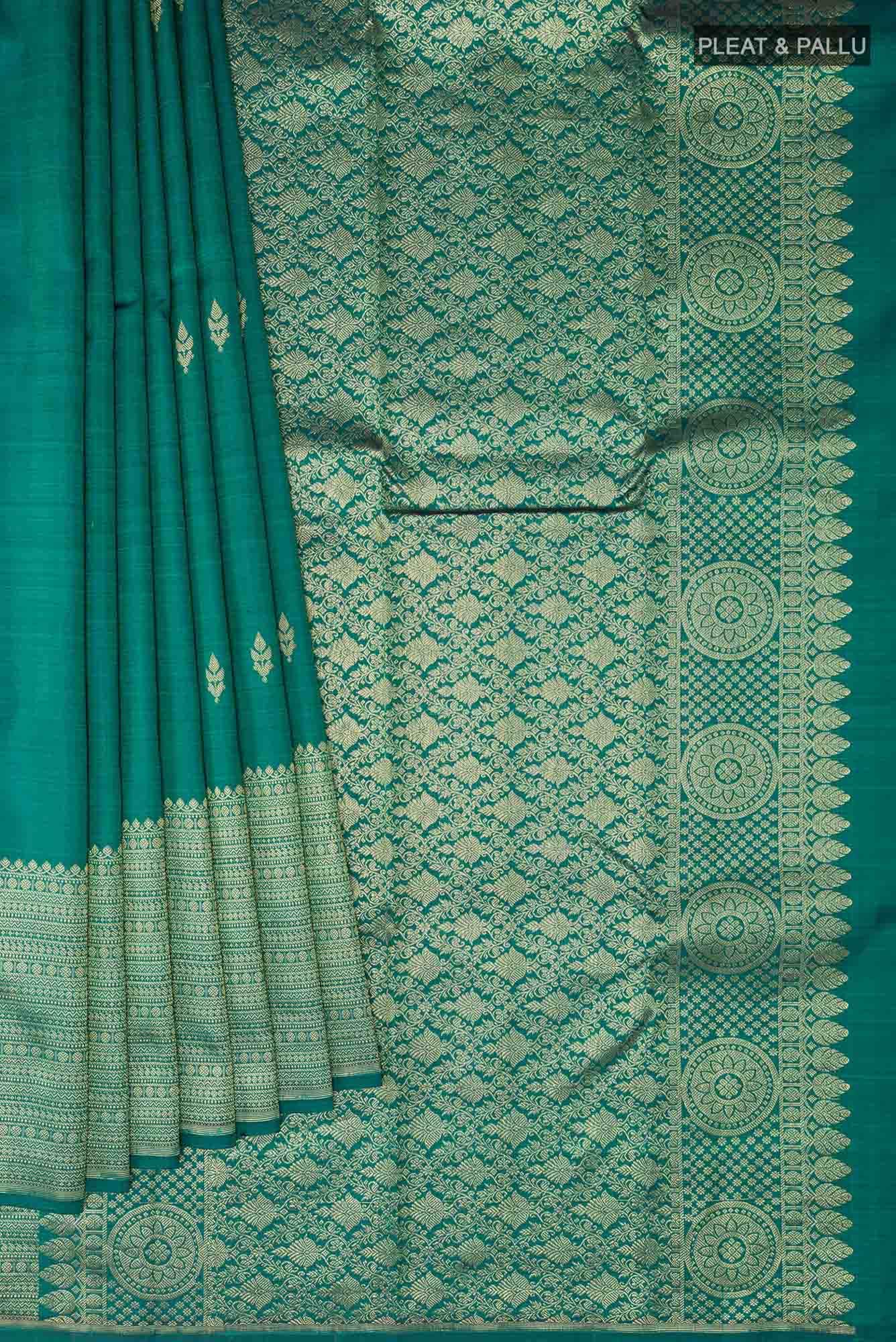 Green Kanchipuram Silk Saree