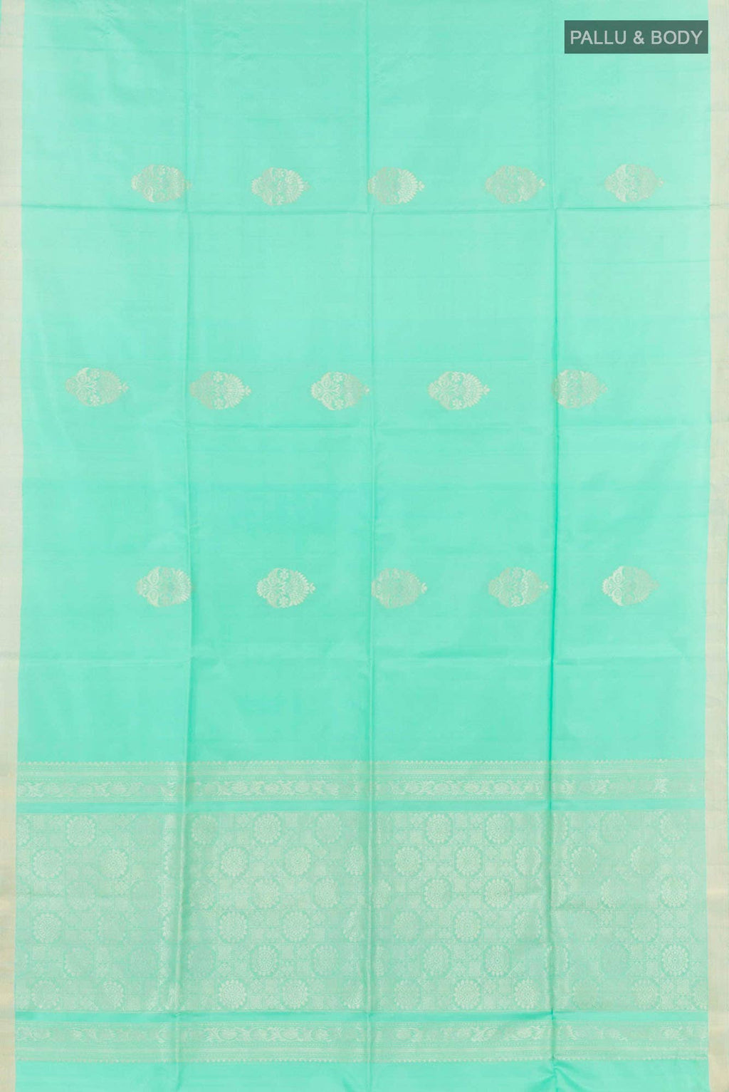 Sea Green Soft Silk Saree