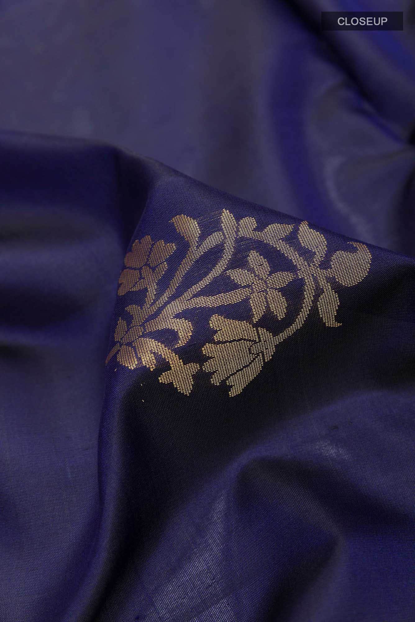 Dark Blue Soft Silk Saree