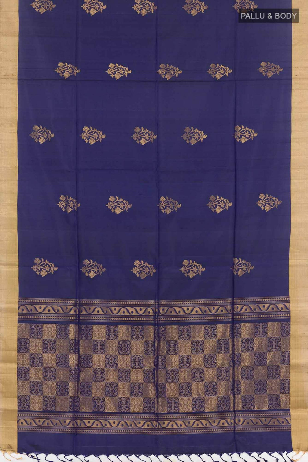 Dark Blue Soft Silk Saree