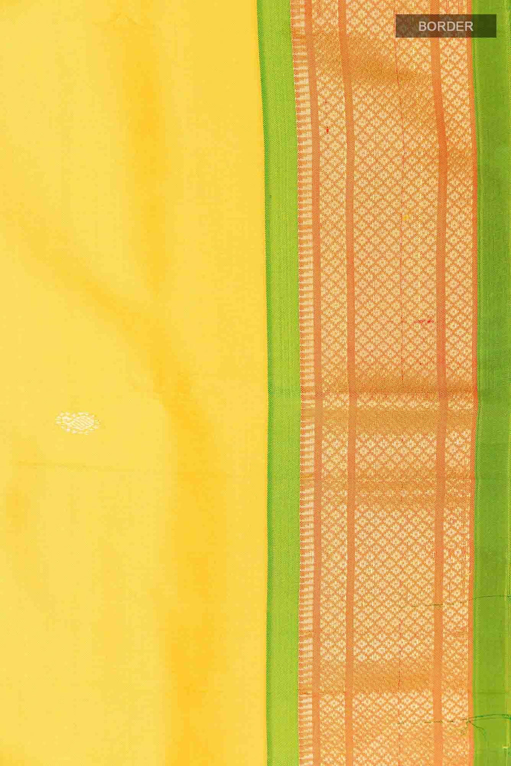 Yellow Paithani Silk Saree