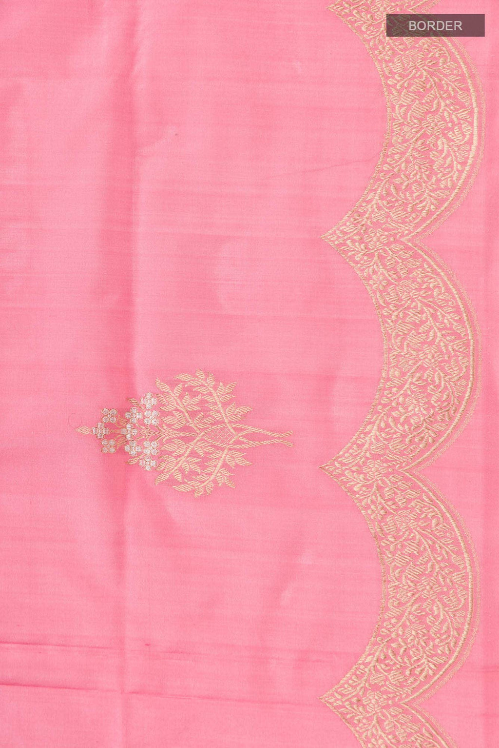 Pink Banarasi Silk Saree