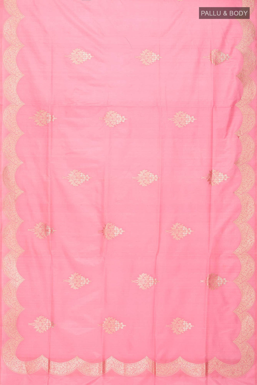 Pink Banarasi Silk Saree