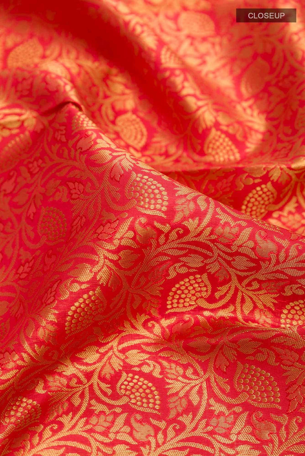 Pure Silk Pure Zari Red Kanchipuram Saree