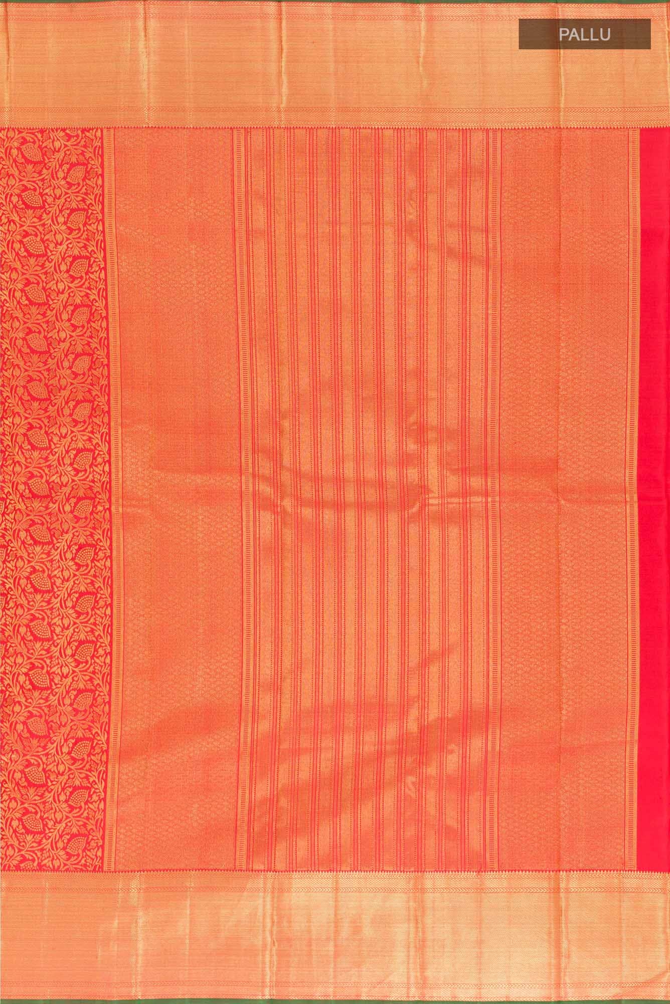 Pure Silk Pure Zari Red Kanchipuram Saree