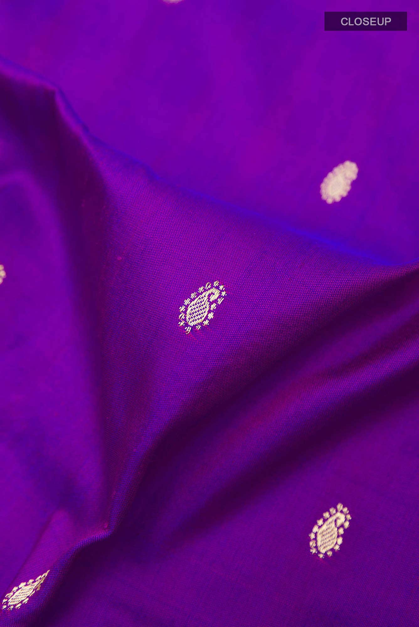 Purple Paithani Silk Saree