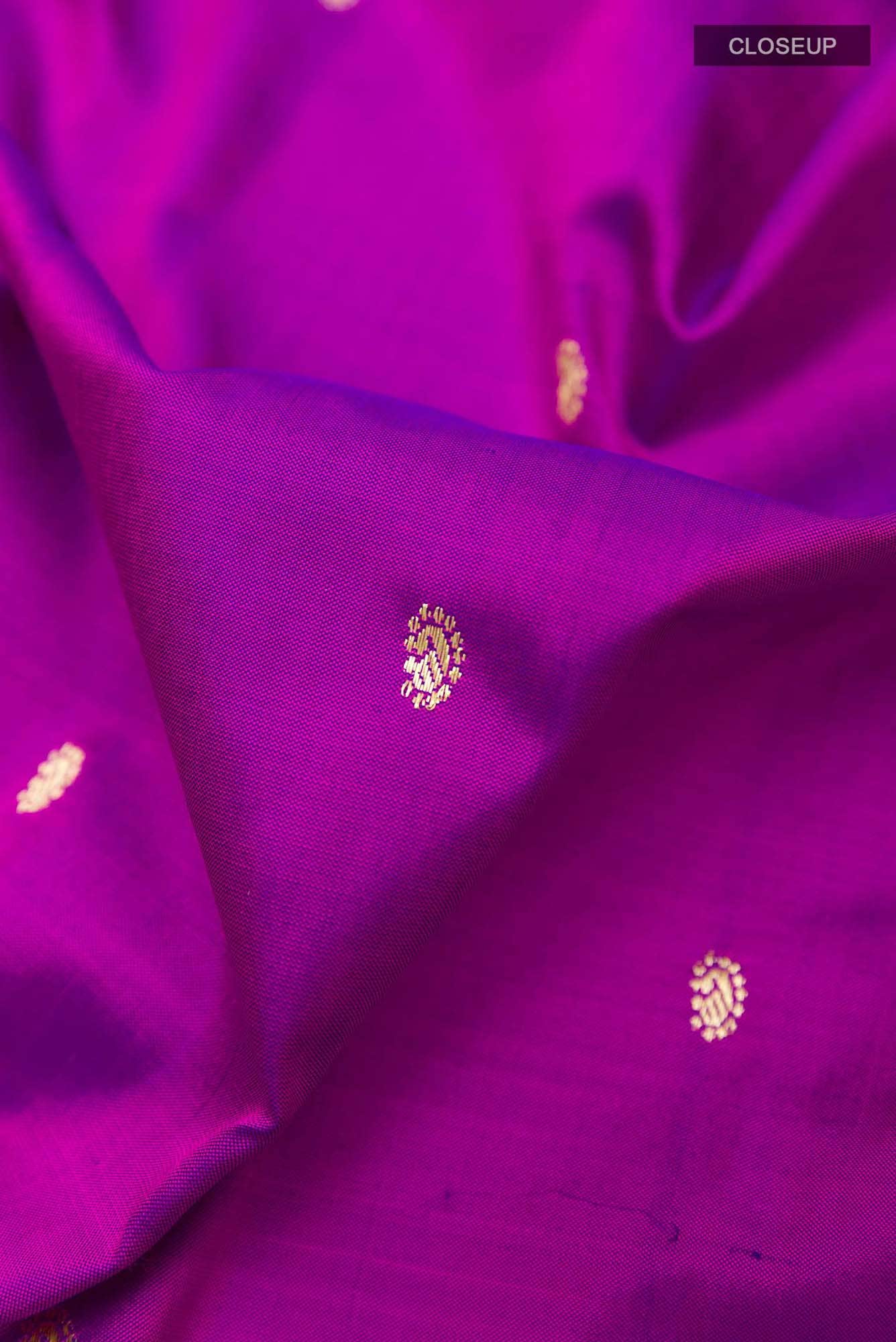 Purple Paithani Silk Saree
